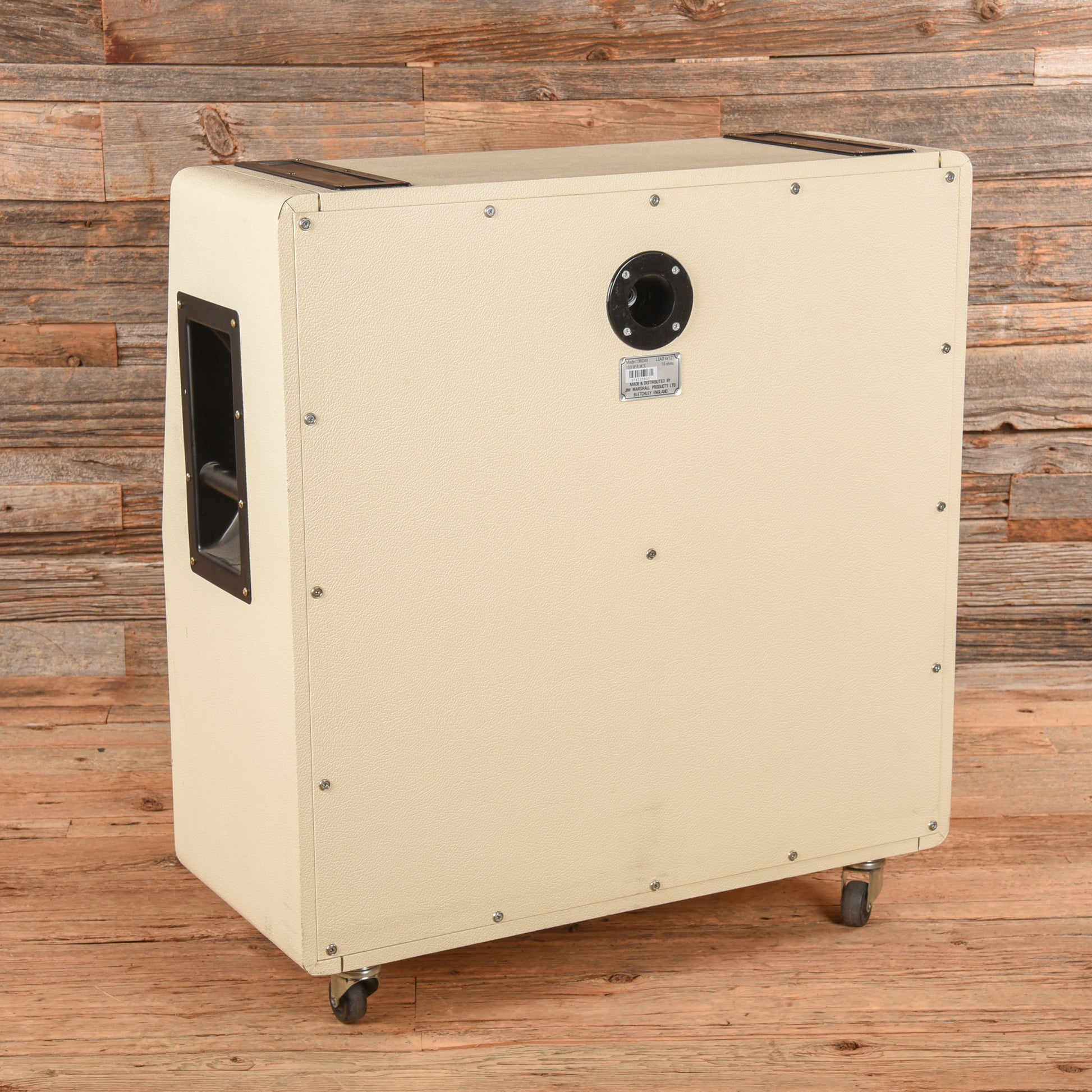 Marshall 1997 Limited Edition White 4x12 Slant Cab - Dave Amato of REO Speedwagon Amps / Guitar Amps / Guitar Cabinets