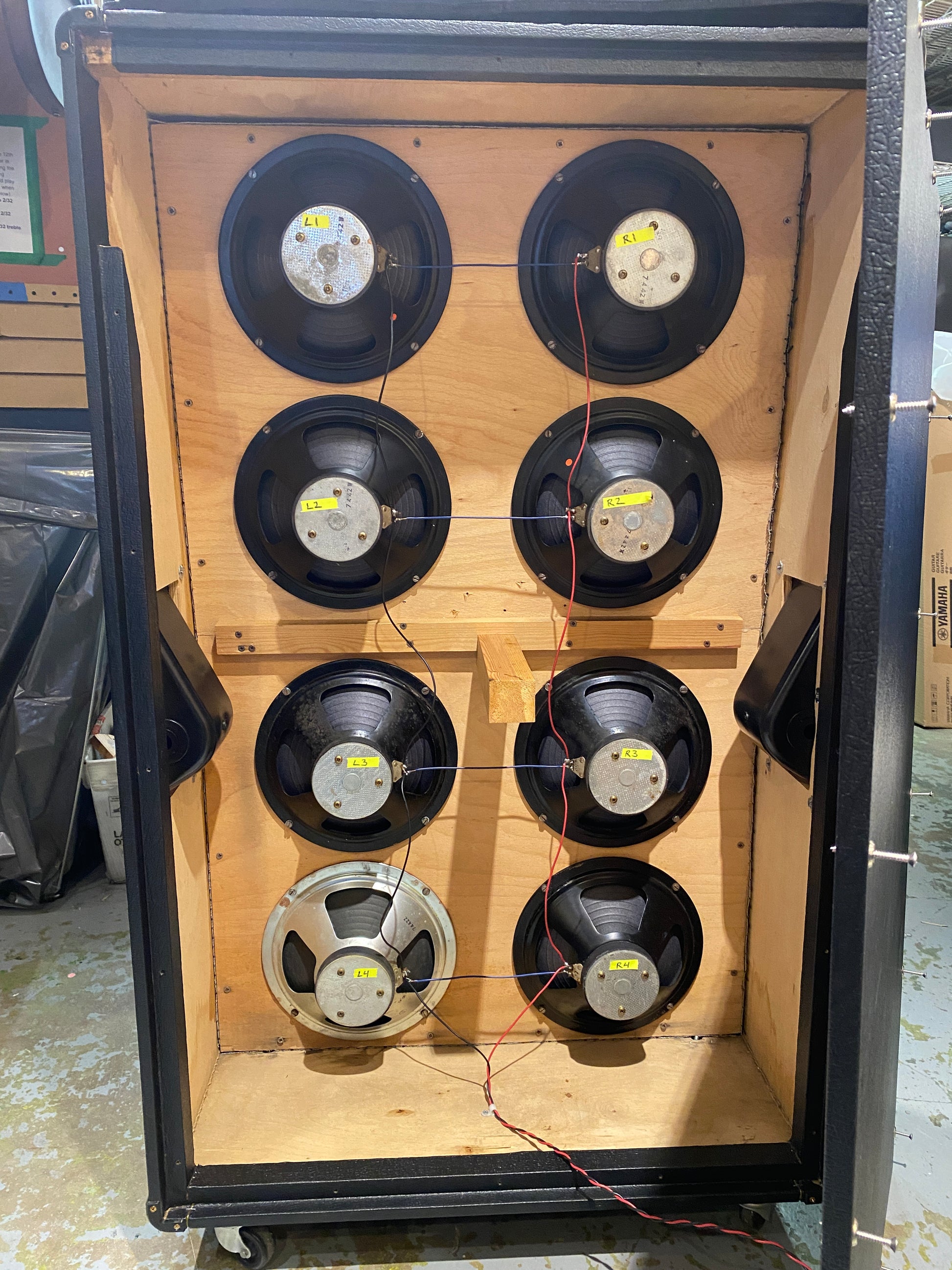 Marshall Hi-Power 120 Watt Wide 8x10" Cabinets - Dave Amato of REO Speedwagon Amps / Guitar Amps / Guitar Cabinets