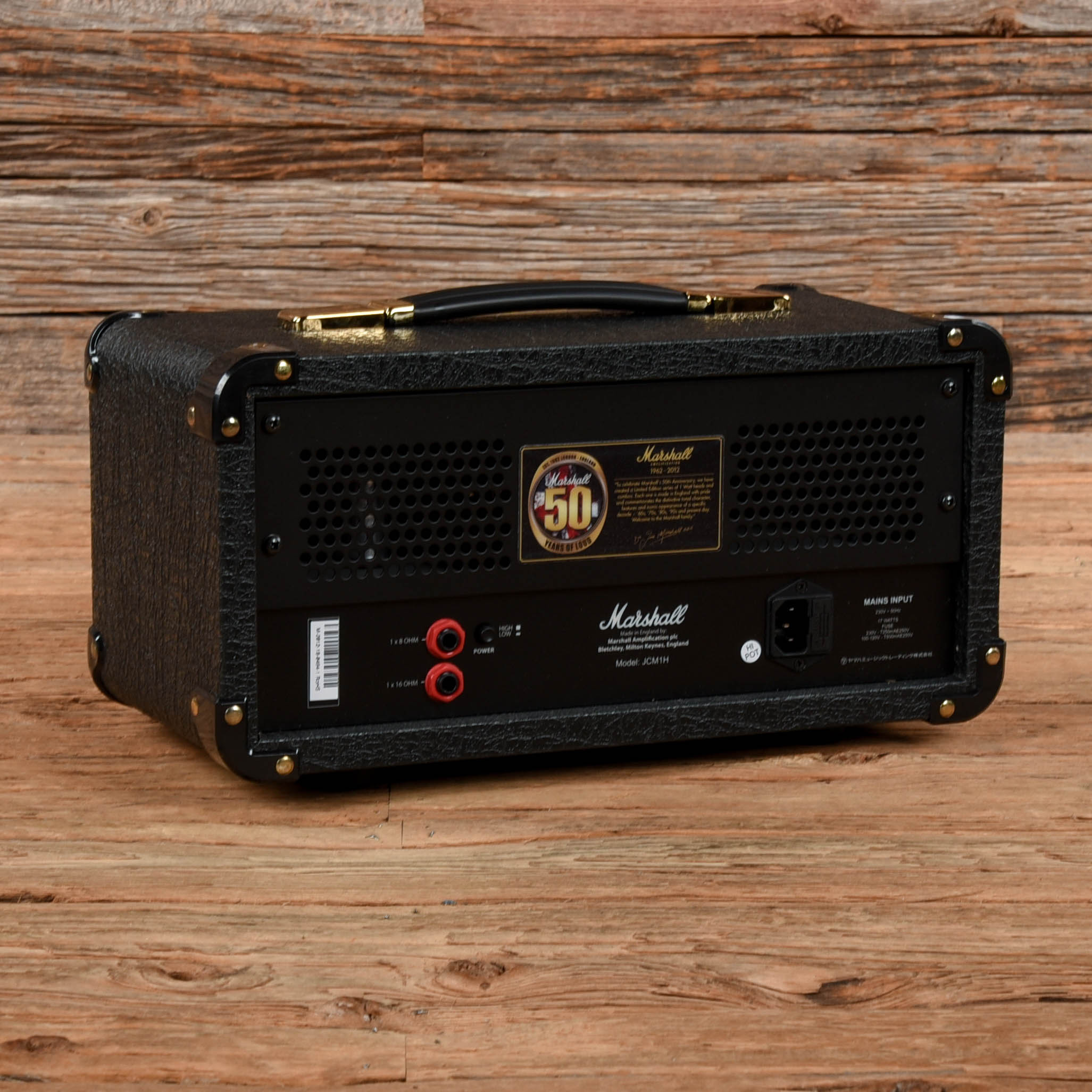 Marshall JCM1H 50th Anniversary 1-Watt Guitar Amp Head Amps / Guitar Amps / Guitar Cabinets