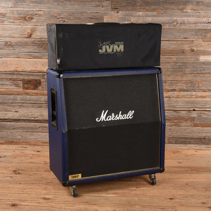 Marshall JVM410HJS Joe Satriani Edition 4-Channel 100-Watt Guitar Amp Head w/Matching 4x12 Cabinet Navy Blue 2012 Amps / Guitar Amps / Guitar Cabinets