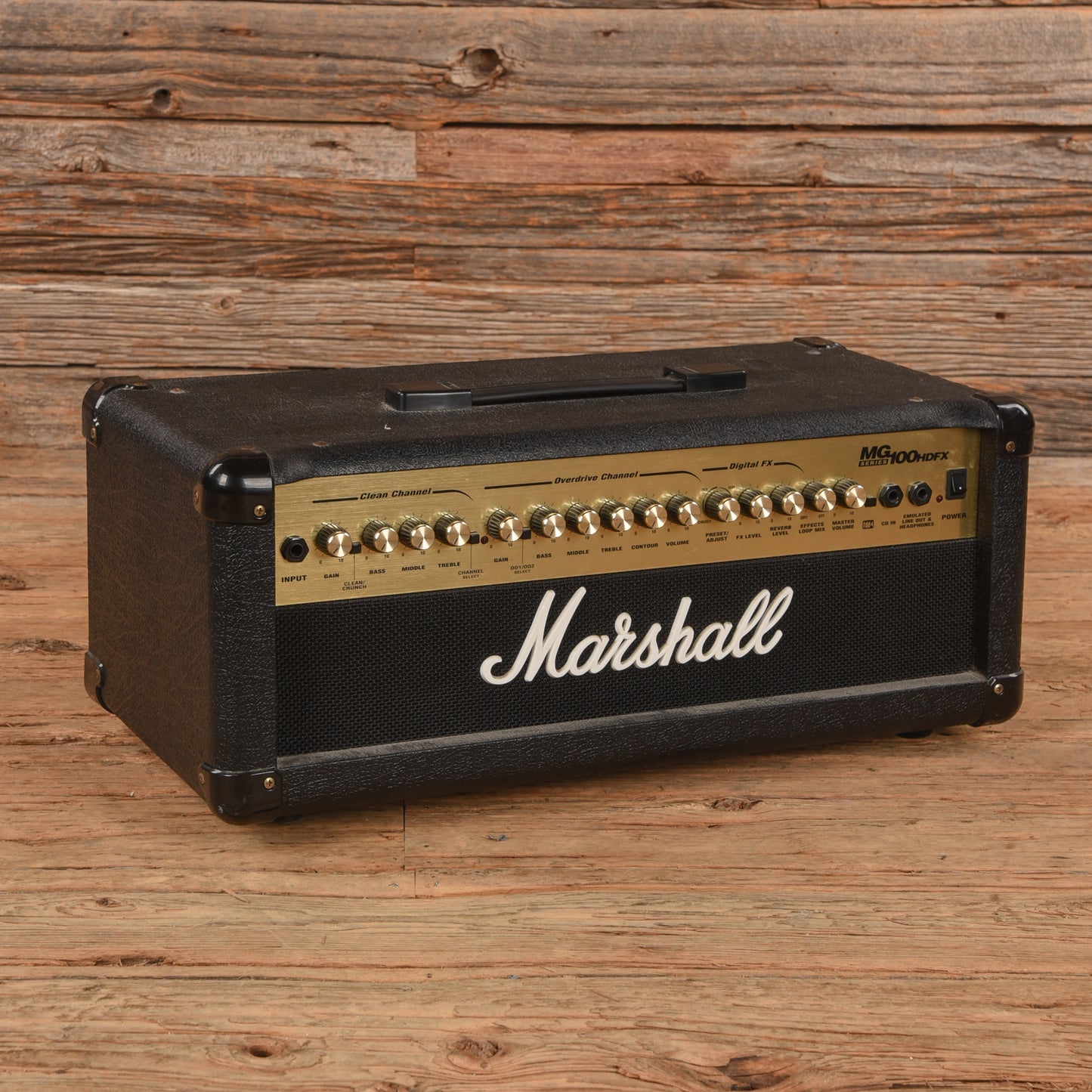 Marshall MG MG100HDFX 2-Channel 100-Watt Solid State Guitar Amp Head Amps / Guitar Amps / Guitar Cabinets
