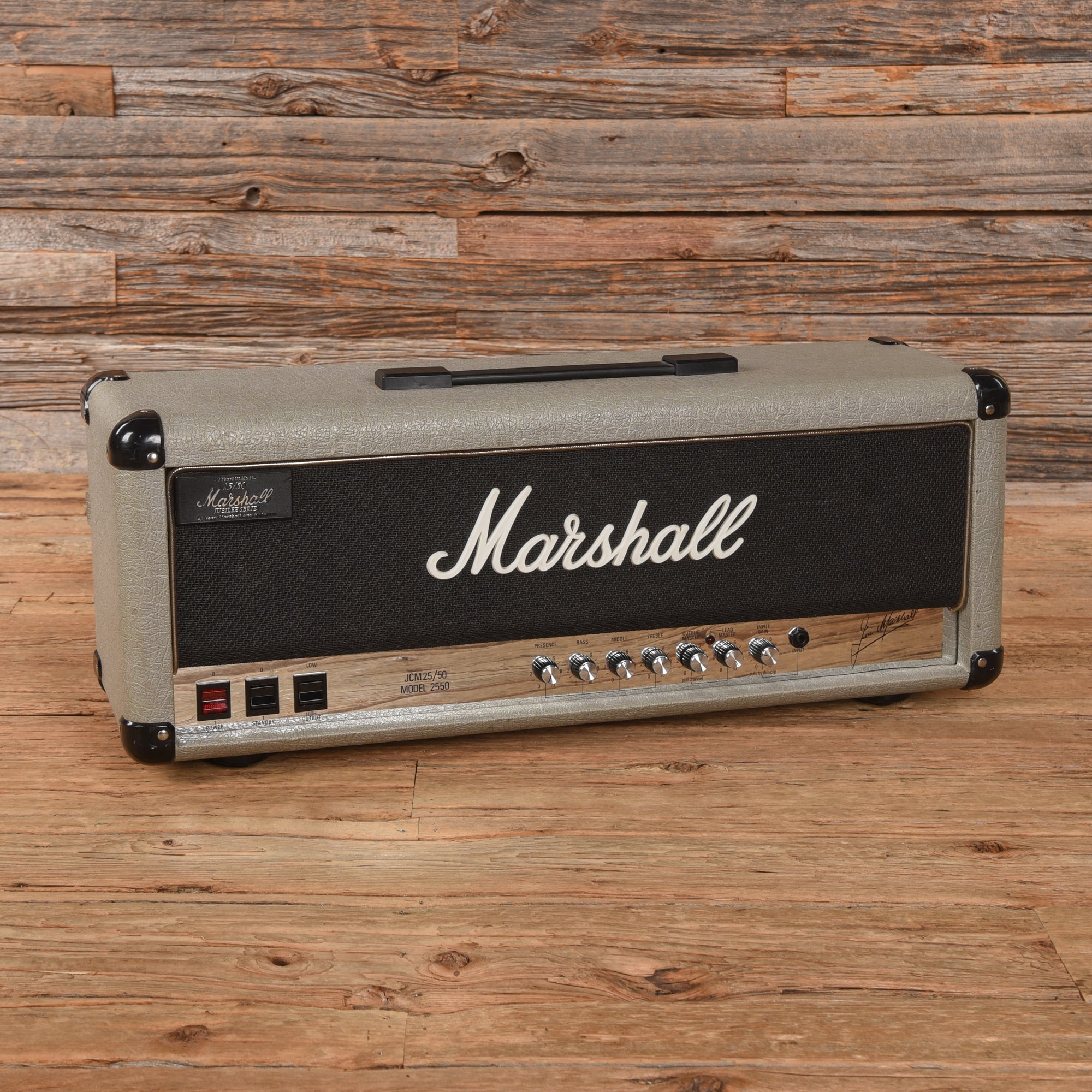 Marshall Model 2550 Silver Jubilee 2-Channel 50-Watt Guitar Amp Head  1980s Amps / Guitar Amps / Guitar Cabinets
