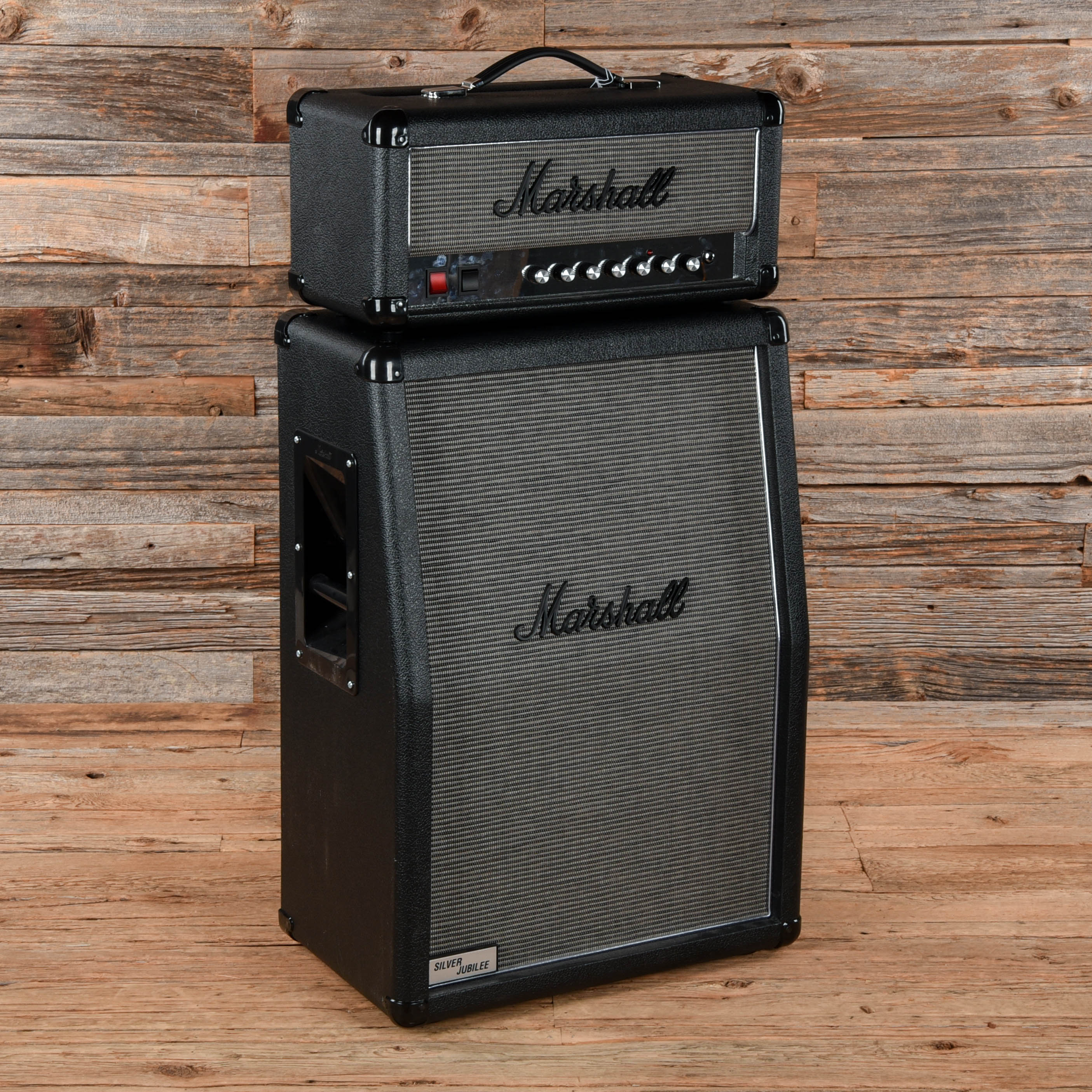 Marshall Studio 2525H Silver Jubilee Head w/ Matching Vertical 2x12 Cabinet Amps / Guitar Amps / Guitar Cabinets
