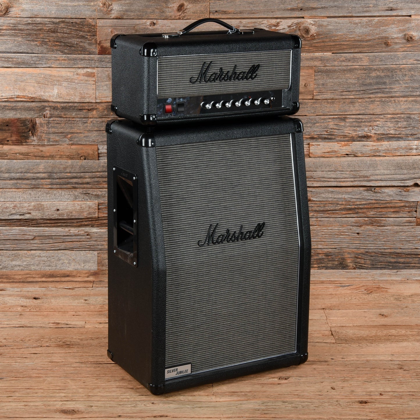 Marshall Studio 2525H Silver Jubilee Head w/ Matching Vertical 2x12 Cabinet Amps / Guitar Amps / Guitar Cabinets