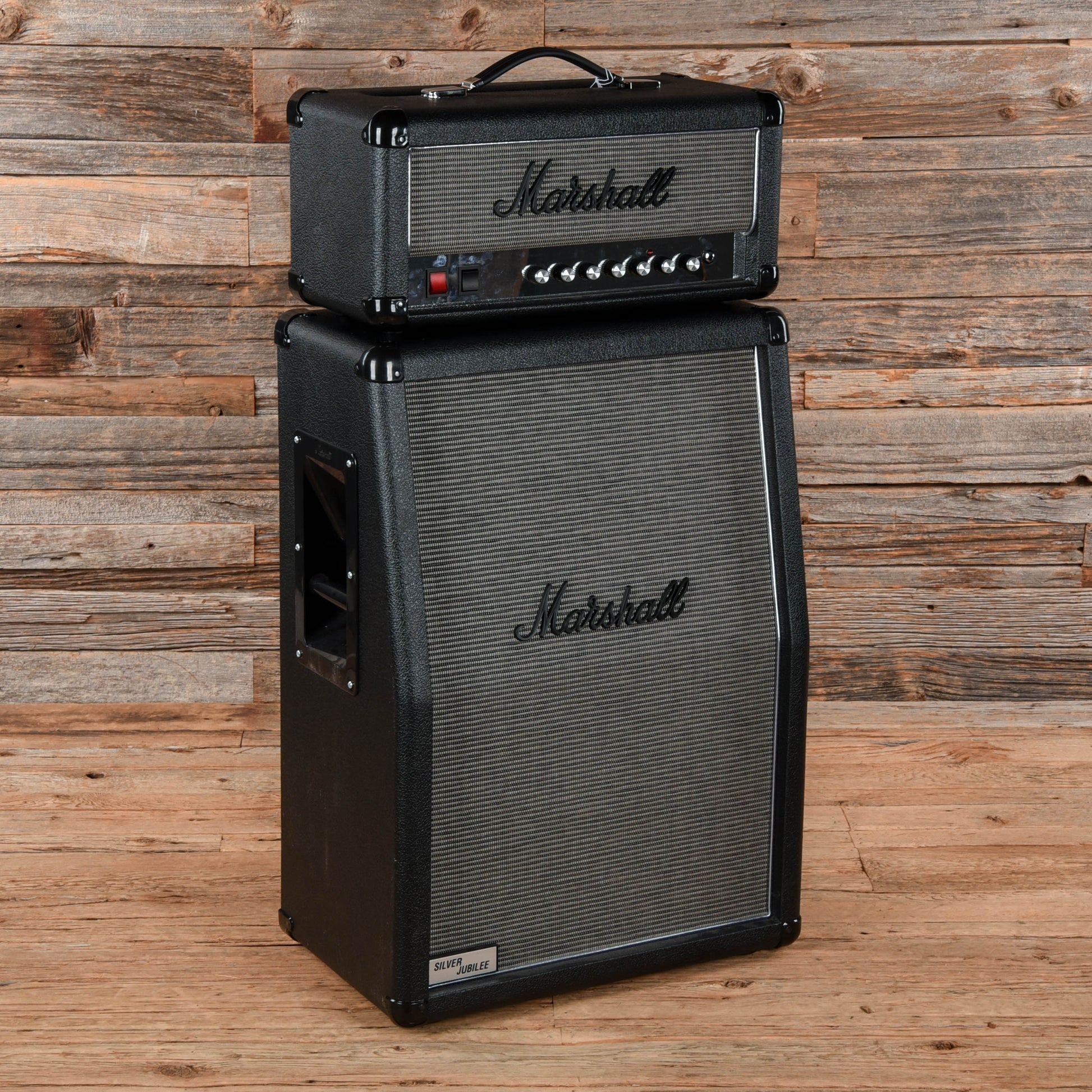 Marshall Studio 2525H Silver Jubilee Head w/ Matching Vertical 2x12 Cabinet Amps / Guitar Amps / Guitar Cabinets