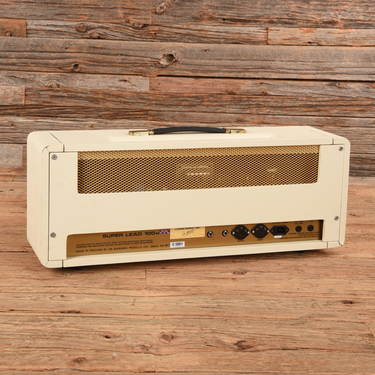 Marshall 1997 Limited Edition White 1959 Super Lead - Dave Amato of REO Speedwagon Amps / Guitar Amps / Guitar Heads