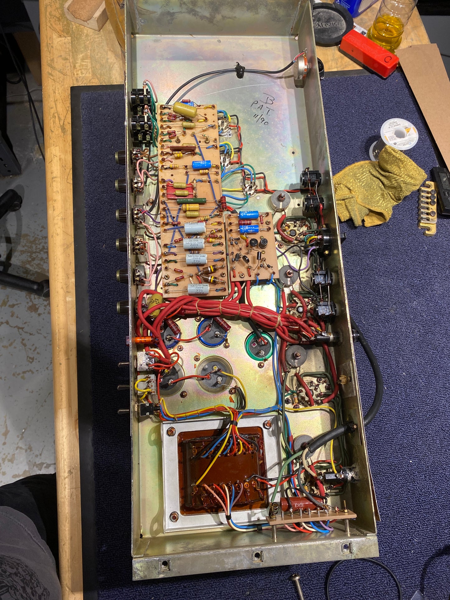 Marshall Marshall Major 200 Watt 1972 - Dave Amato of REO Speedwagon Amps / Guitar Amps / Guitar Heads