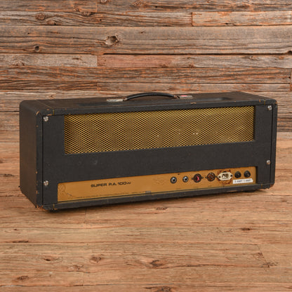 Marshall 68 Super PA White Rear Panel - Dave Amato of REO Speedwagon