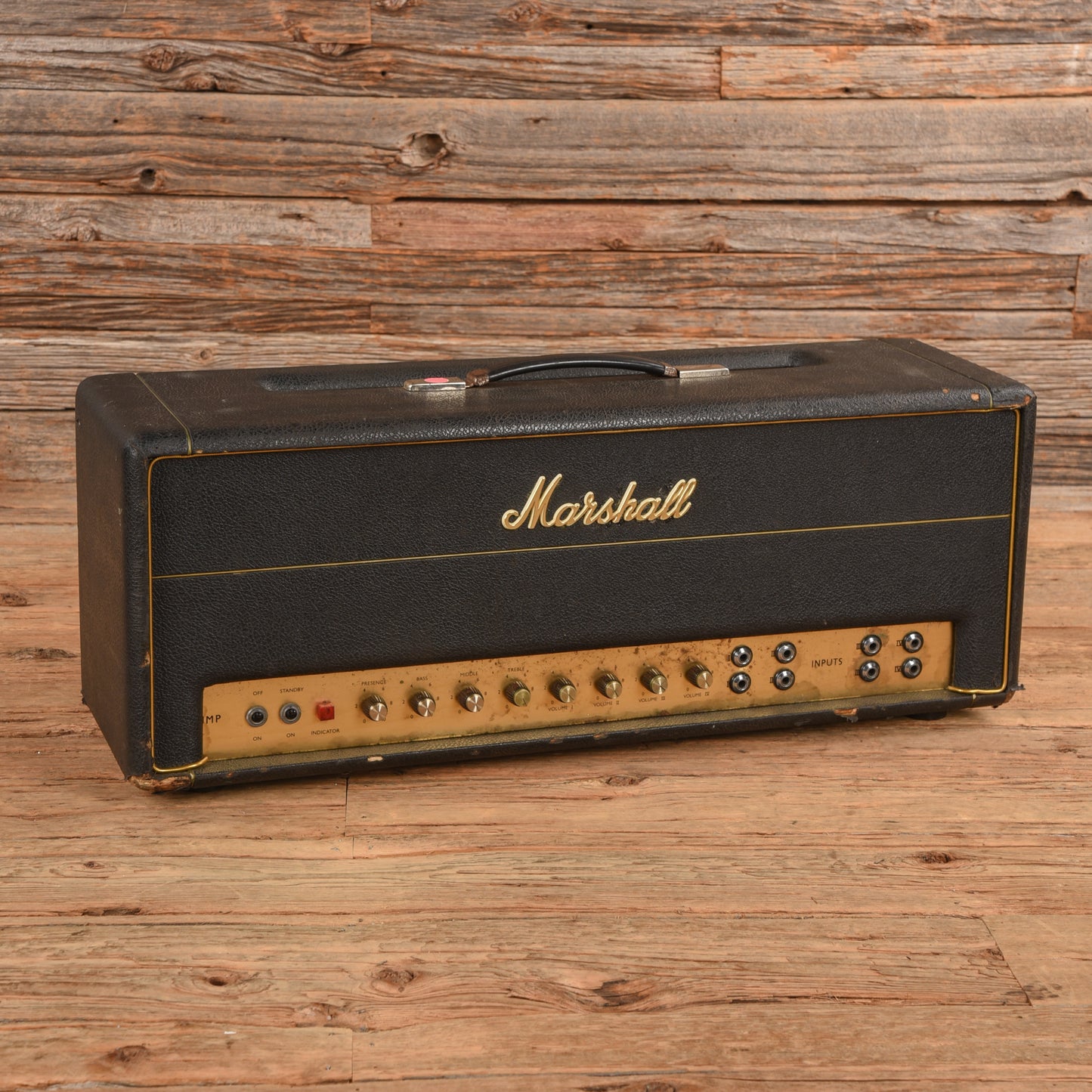 Marshall 68 Super PA White Rear Panel - Dave Amato of REO Speedwagon