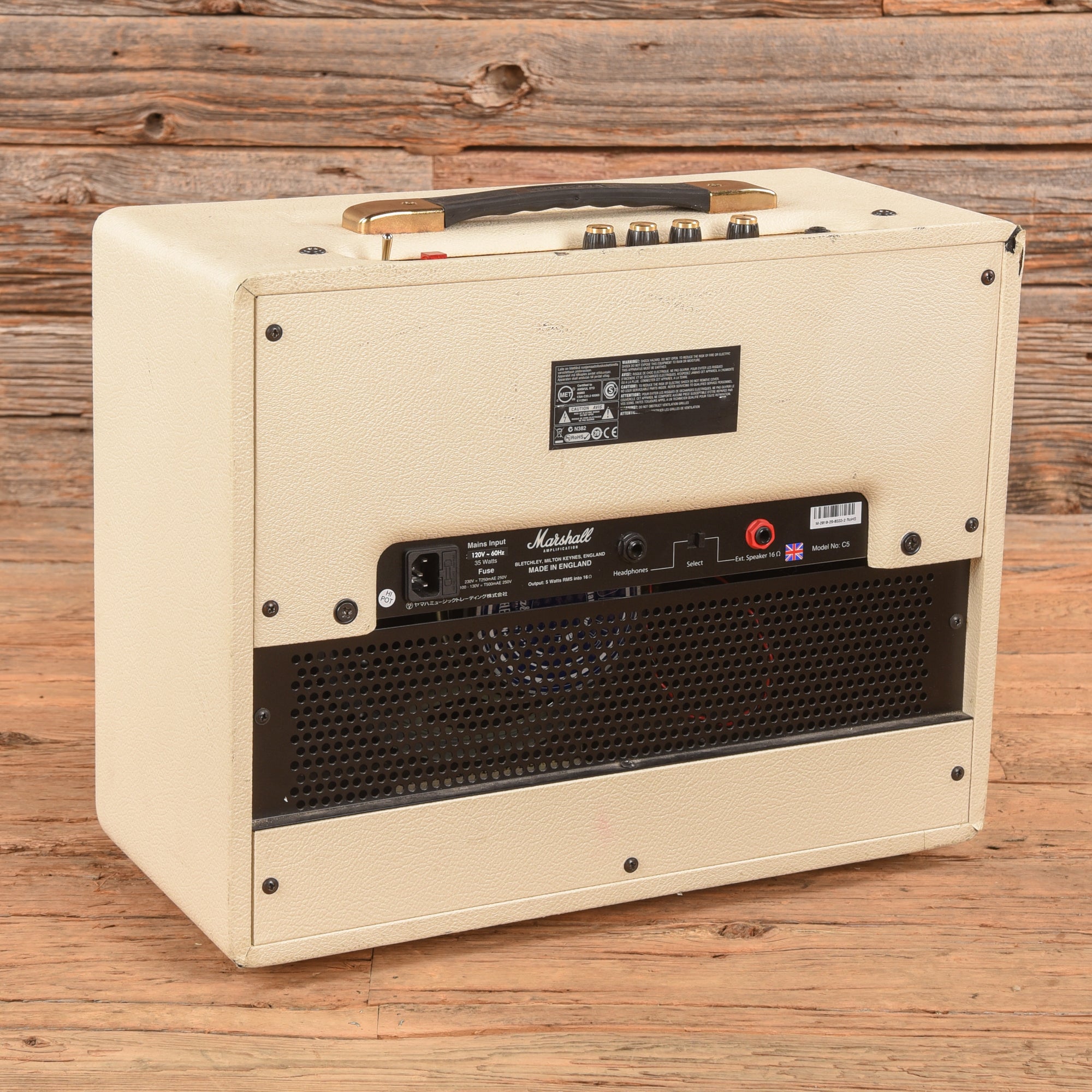 Marshall Class 5 Combos White - Dave Amato of REO Speedwagon