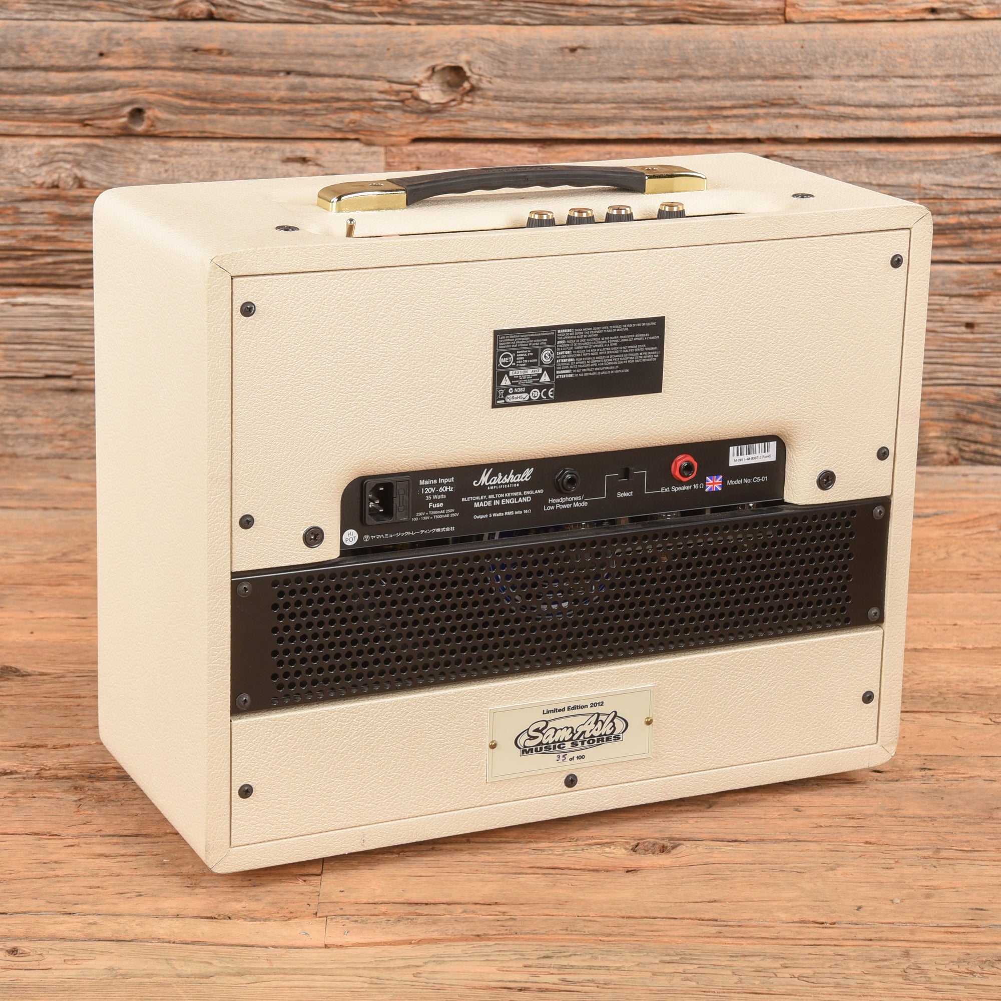 Marshall Class 5 Combos White - Dave Amato of REO Speedwagon
