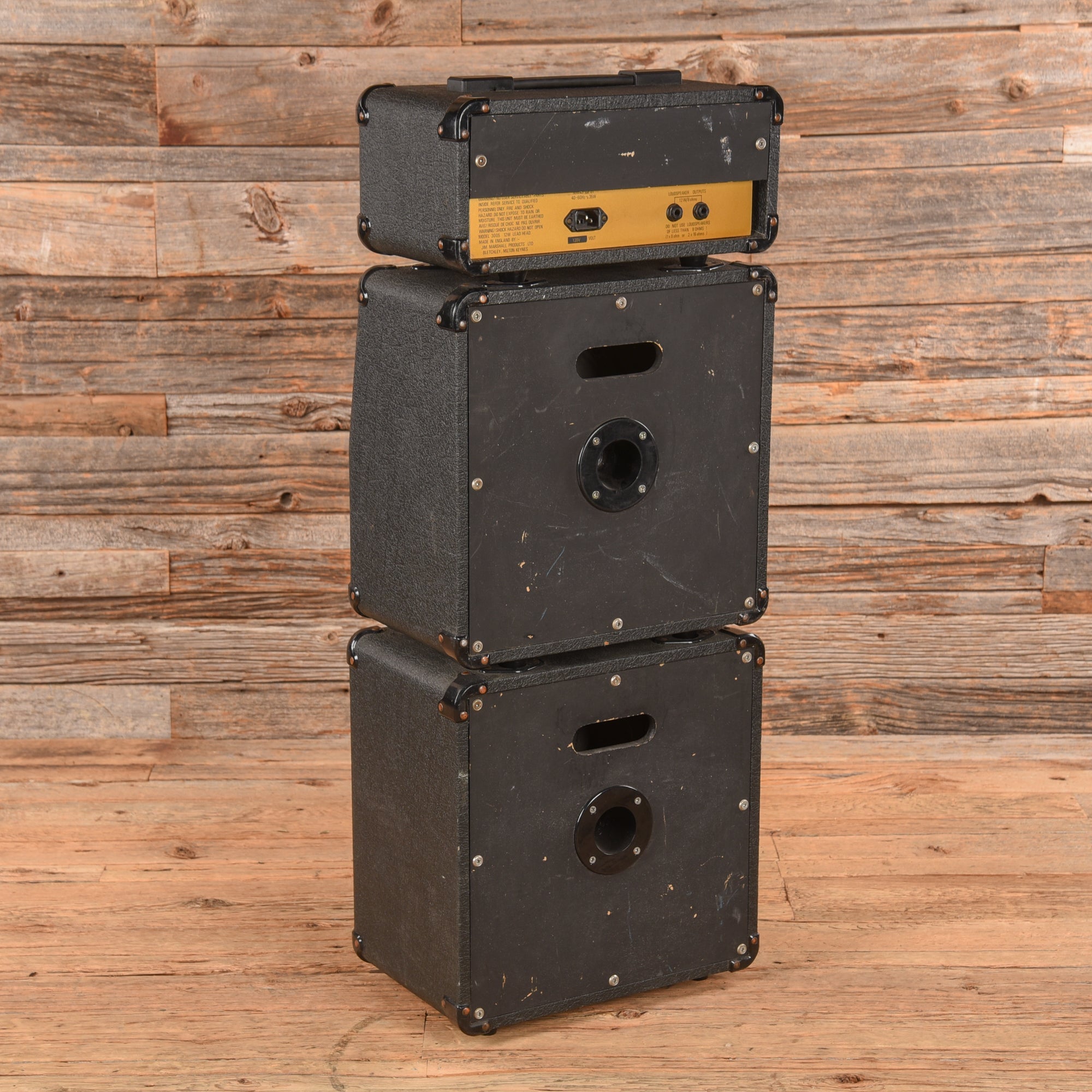 Marshall Marshall Lead 12 Mini Stack Black - Dave Amato of REO Speedwagon