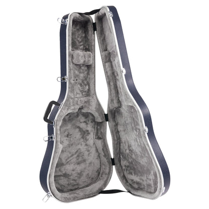 Martin D-14F 640 Style Dreadnought Case Navy Blue with Silver Interior Accessories / Cases and Gig Bags / Guitar Cases