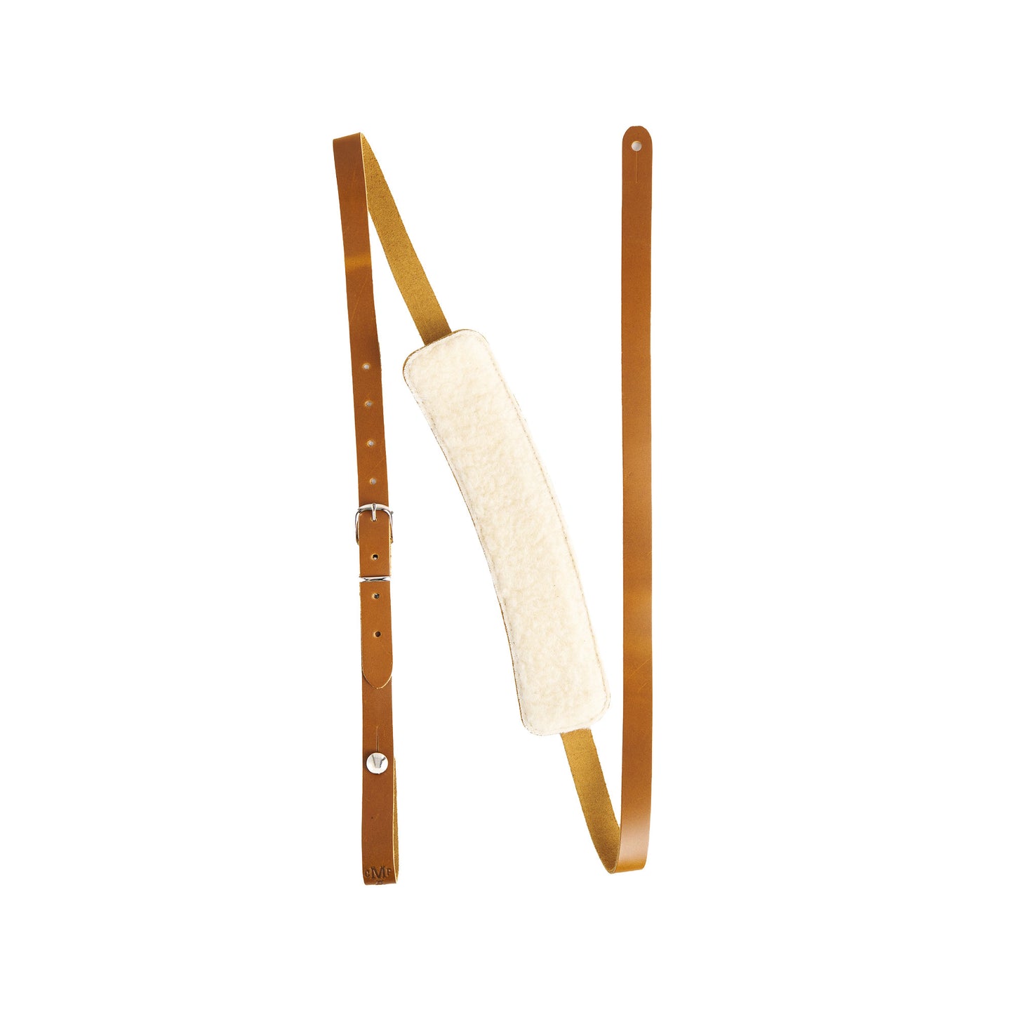 Martin Vintage Leather Guitar Strap Tan w/Padded Slider Accessories / Straps