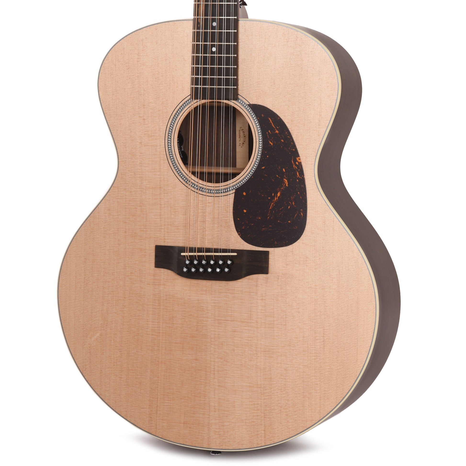 Martin Grand J-16E 12-String Sitka Spruce/East Indian Rosewood Satin Natural Acoustic Guitars / 12-String