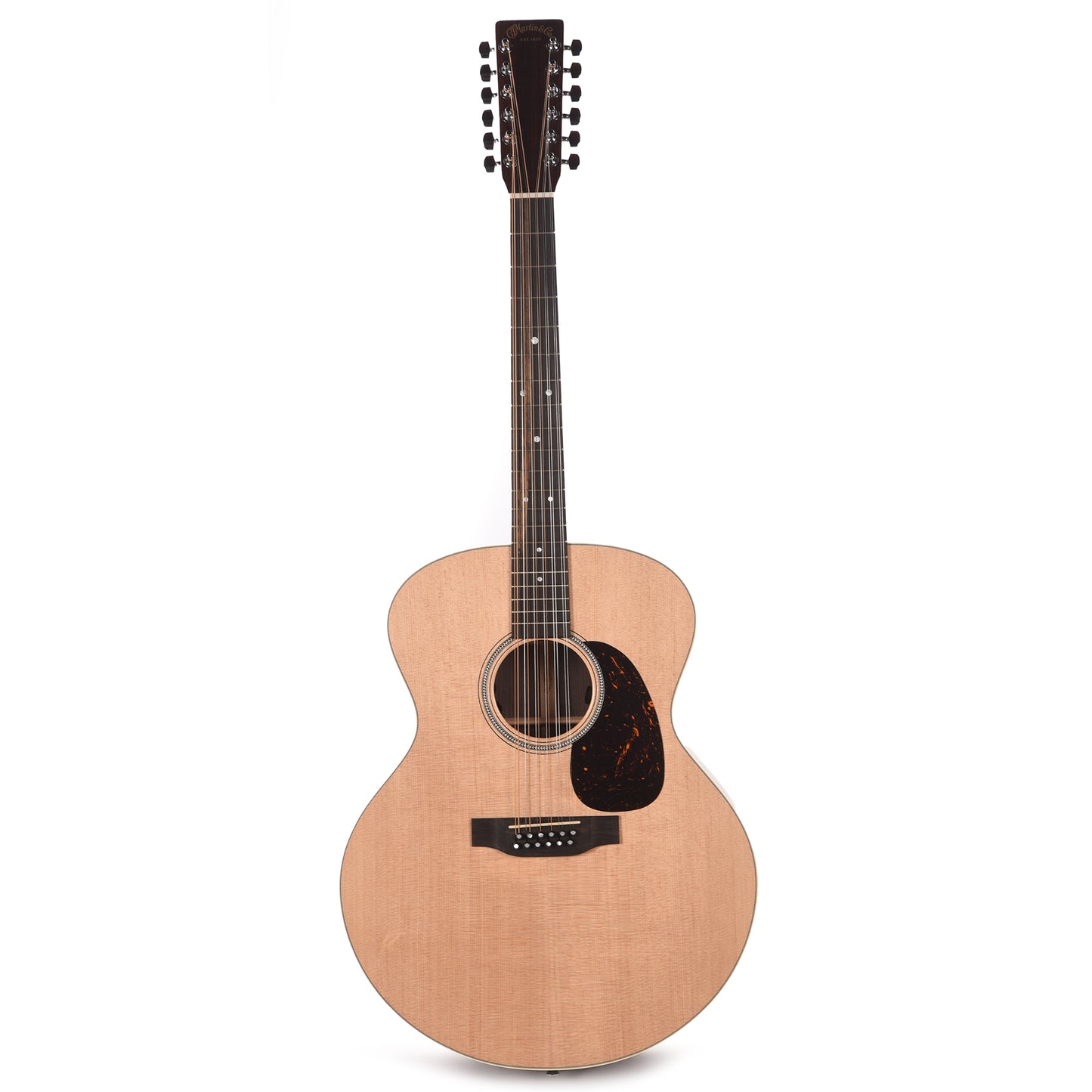 Martin Grand J-16E 12-String Sitka Spruce/East Indian Rosewood Satin Natural Acoustic Guitars / 12-String