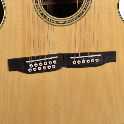 Martin Standard Series Grand J-28E Doubleneck Spruce/East Indian Rosewood Natural Acoustic Guitars / 12-String