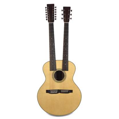 Martin Standard Series Grand J-28E Doubleneck Spruce/East Indian Rosewood Natural Acoustic Guitars / 12-String