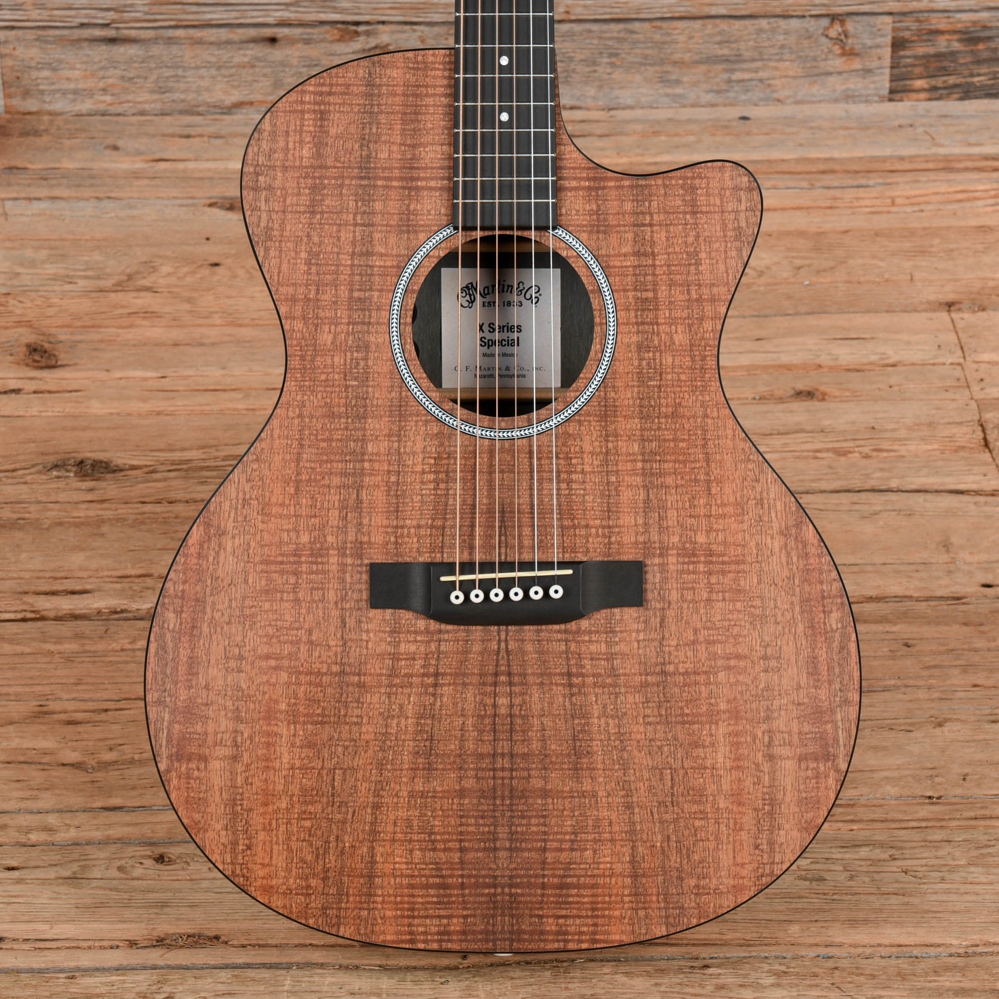 Martin X Series Special GPC-X1E All-Koa HPL Natural 2023 Acoustic Guitars / Built-in Electronics