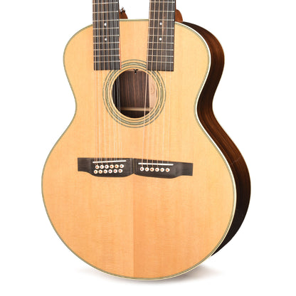 Martin Standard Series Grand J-28E Doubleneck Spruce/East Indian Rosewood Natural Acoustic Guitars / Concert