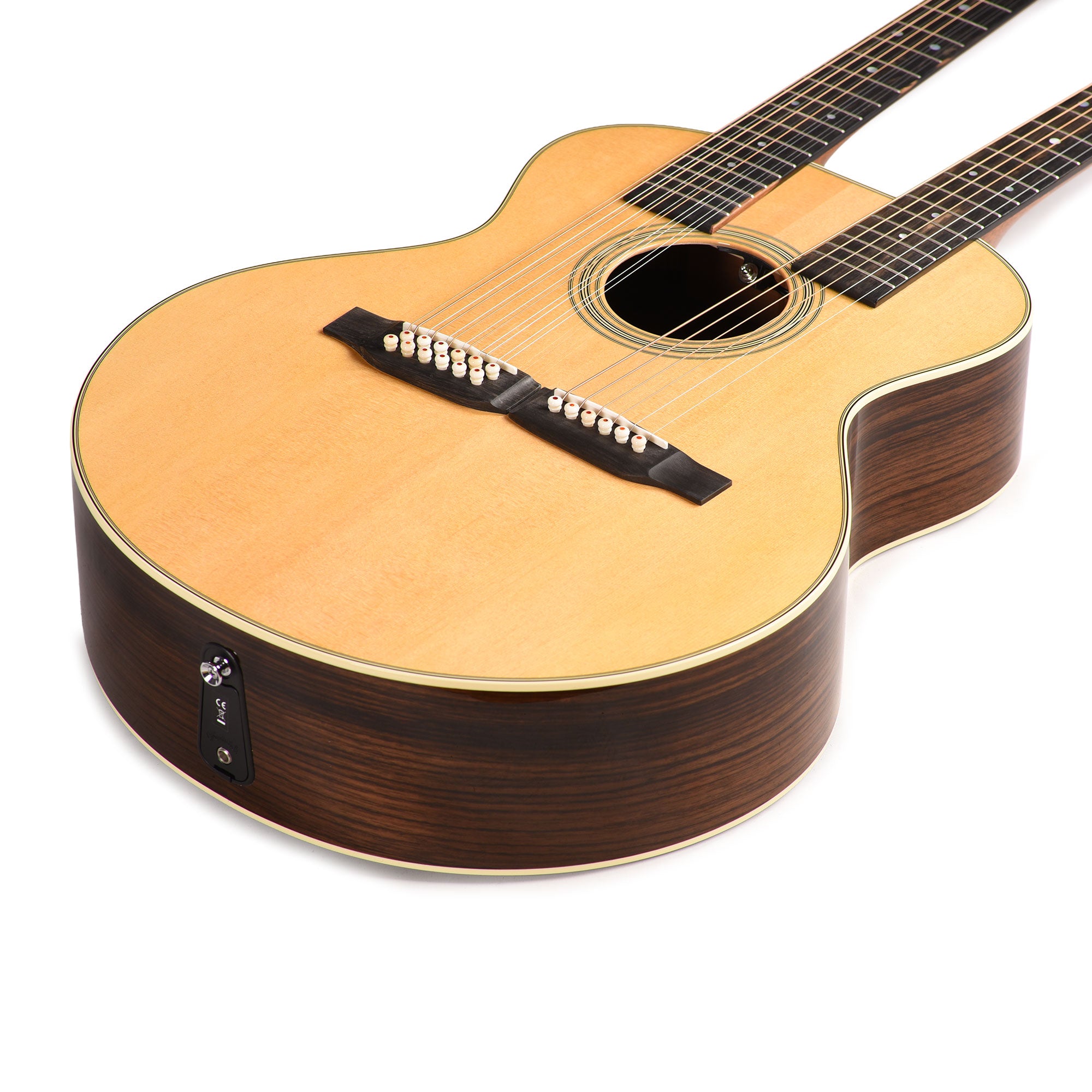 Martin Standard Series Grand J-28E Doubleneck Spruce/East Indian Rosewood Natural Acoustic Guitars / Concert