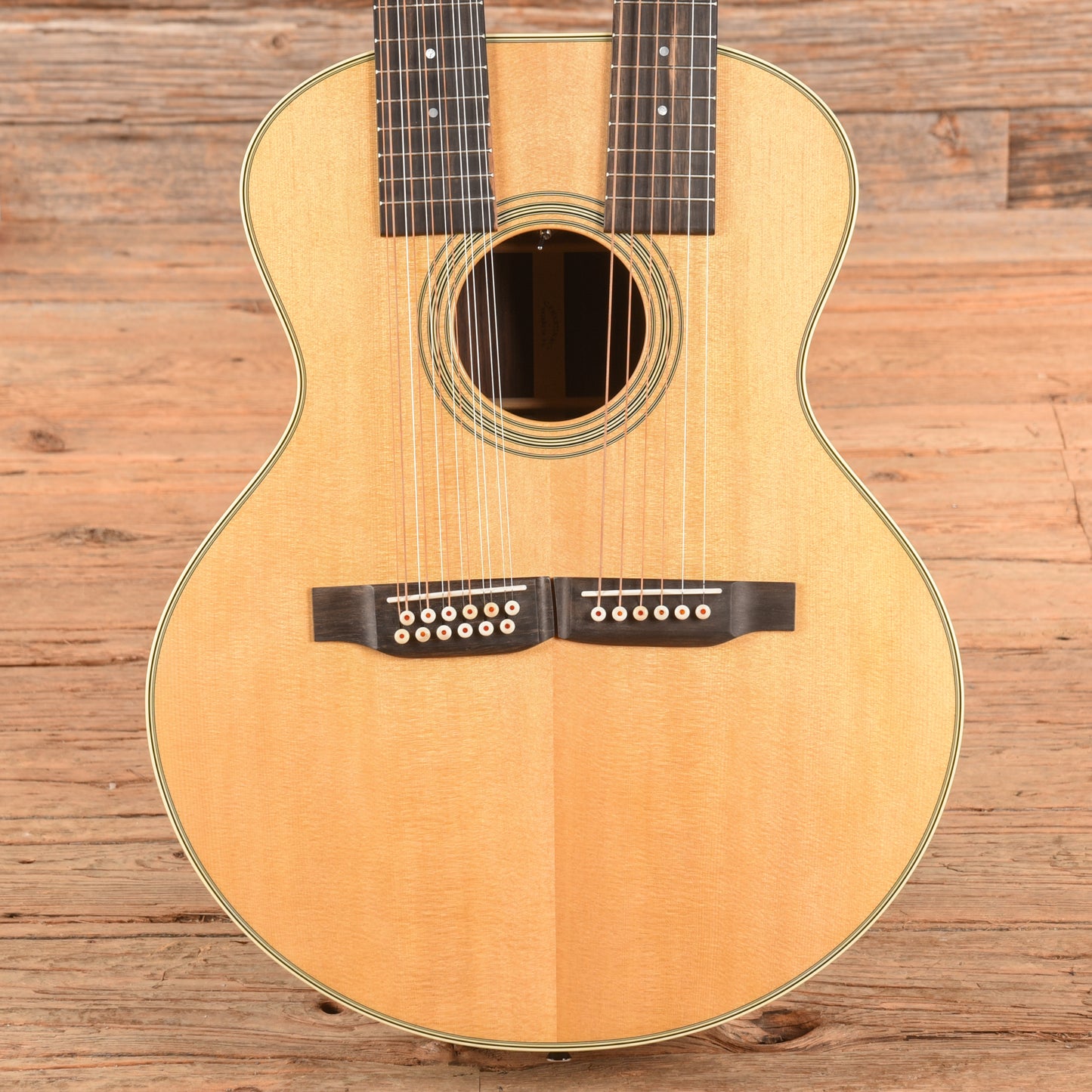 Martin Standard Series Grand J-28E Doubleneck Spruce/East Indian Rosewood Natural Acoustic Guitars / Concert