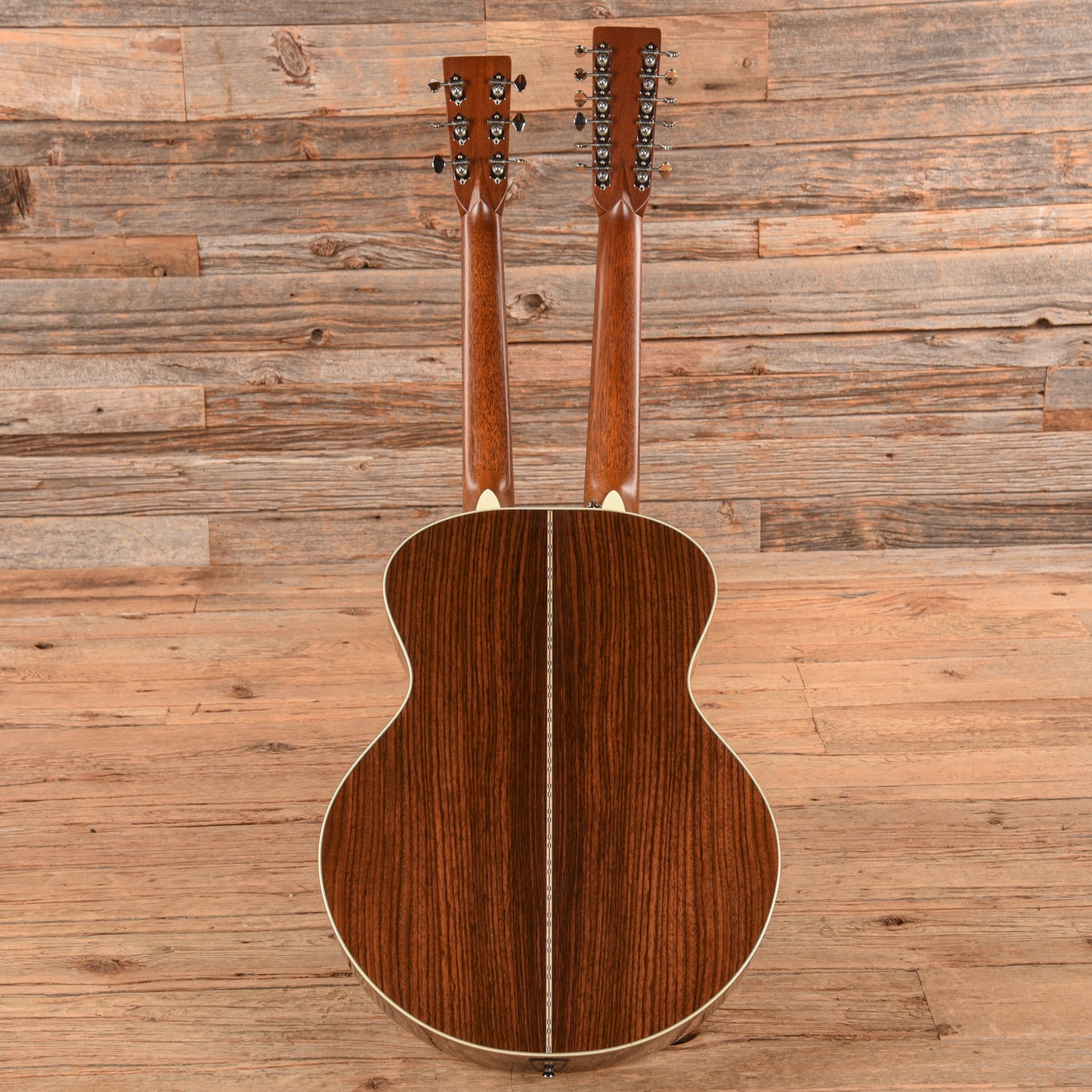 Martin Standard Series Grand J-28E Doubleneck Spruce/East Indian Rosewood Natural Acoustic Guitars / Concert