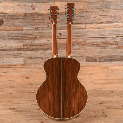 Martin Standard Series Grand J-28E Doubleneck Spruce/East Indian Rosewood Natural Acoustic Guitars / Concert