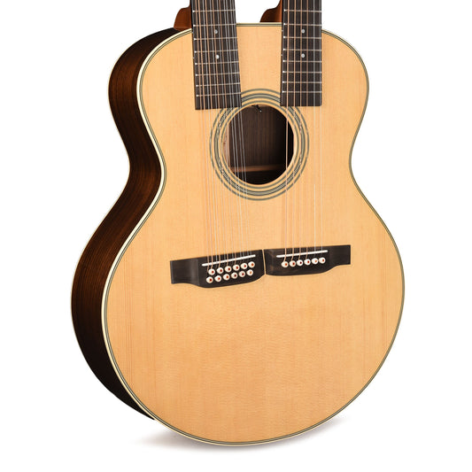Martin Standard Series Grand J-28E Doubleneck Spruce/East Indian Rosewood Natural Acoustic Guitars / Concert