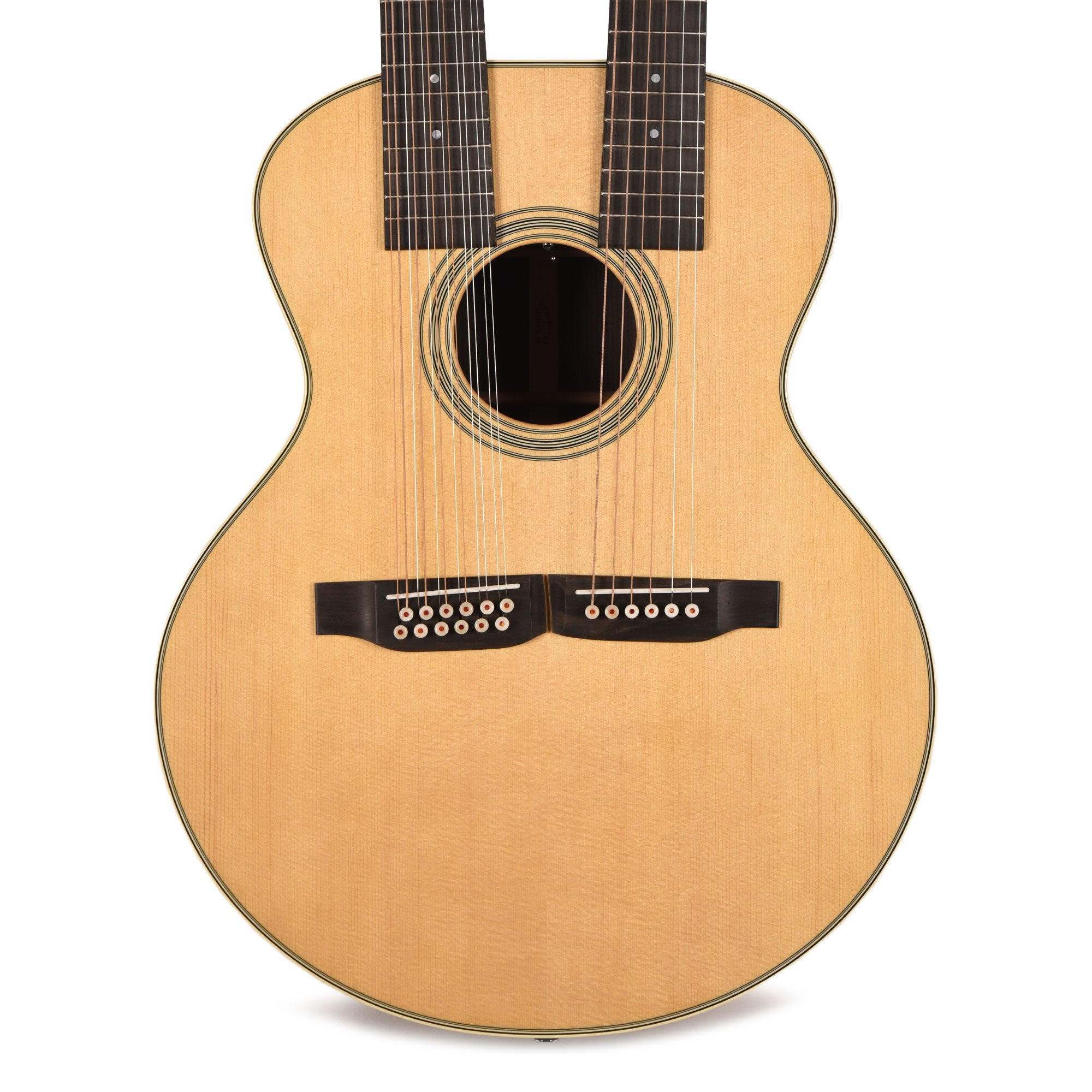 Martin Standard Series Grand J-28E Doubleneck Spruce/East Indian Rosewood Natural Acoustic Guitars / Concert