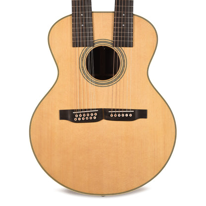Martin Standard Series Grand J-28E Doubleneck Spruce/East Indian Rosewood Natural Acoustic Guitars / Concert