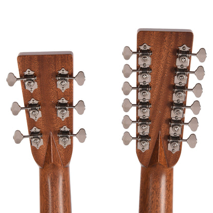 Martin Standard Series Grand J-28E Doubleneck Spruce/East Indian Rosewood Natural Acoustic Guitars / Concert