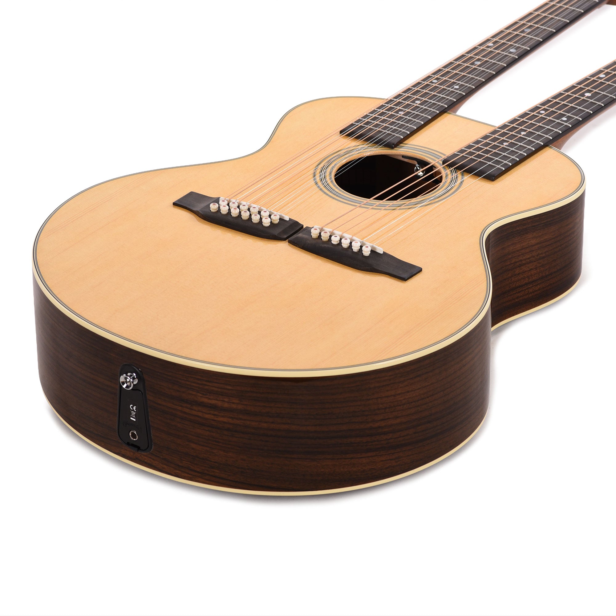 Martin Standard Series Grand J-28E Doubleneck Spruce/East Indian Rosewood Natural Acoustic Guitars / Concert