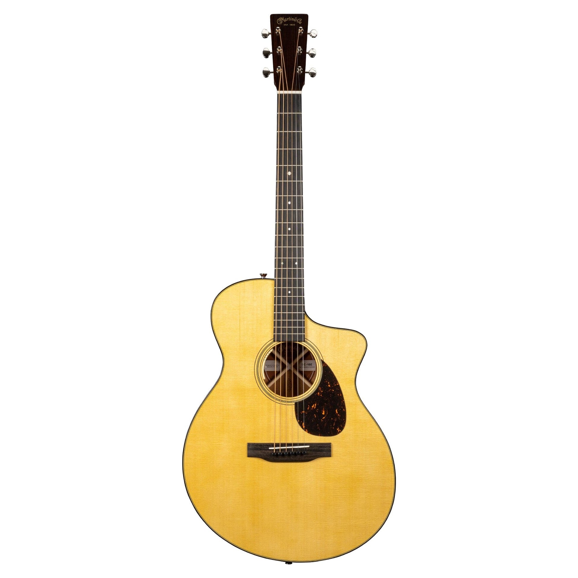 Martin Standard Series SC-18E Spruce/Mahogany Natural Acoustic Guitars / Concert