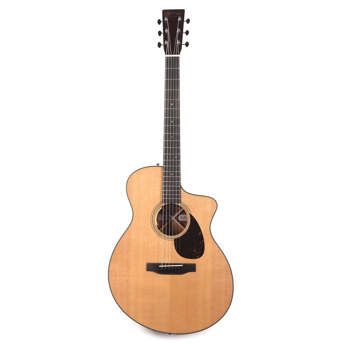 Martin Standard Series SC-18ELRB Spruce/Mahogany Natural w/LR Baggs Acoustic Guitars / Concert