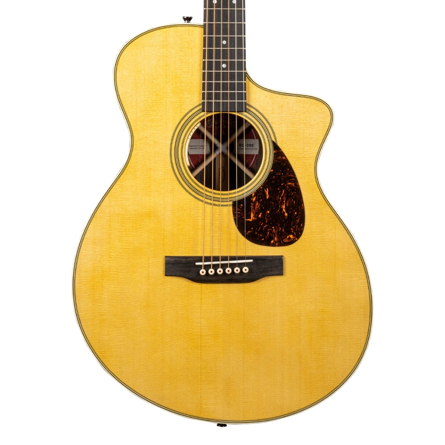 Martin Standard Series SC-28E Spruce/East Indian Rosewood Natural Acoustic Guitars / Concert