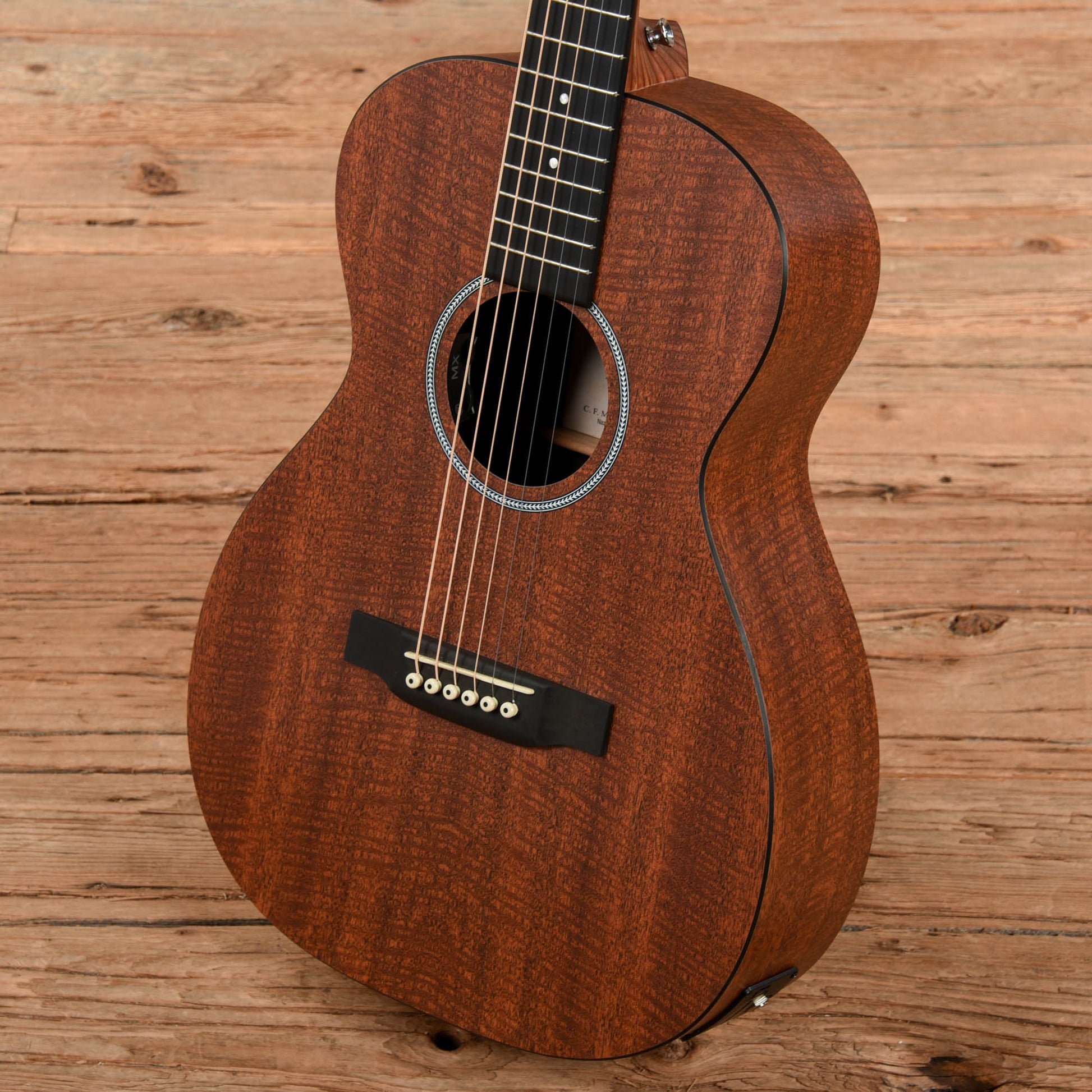 Martin X-Series 0-X1E Mahogany Natural Acoustic Guitars / Concert