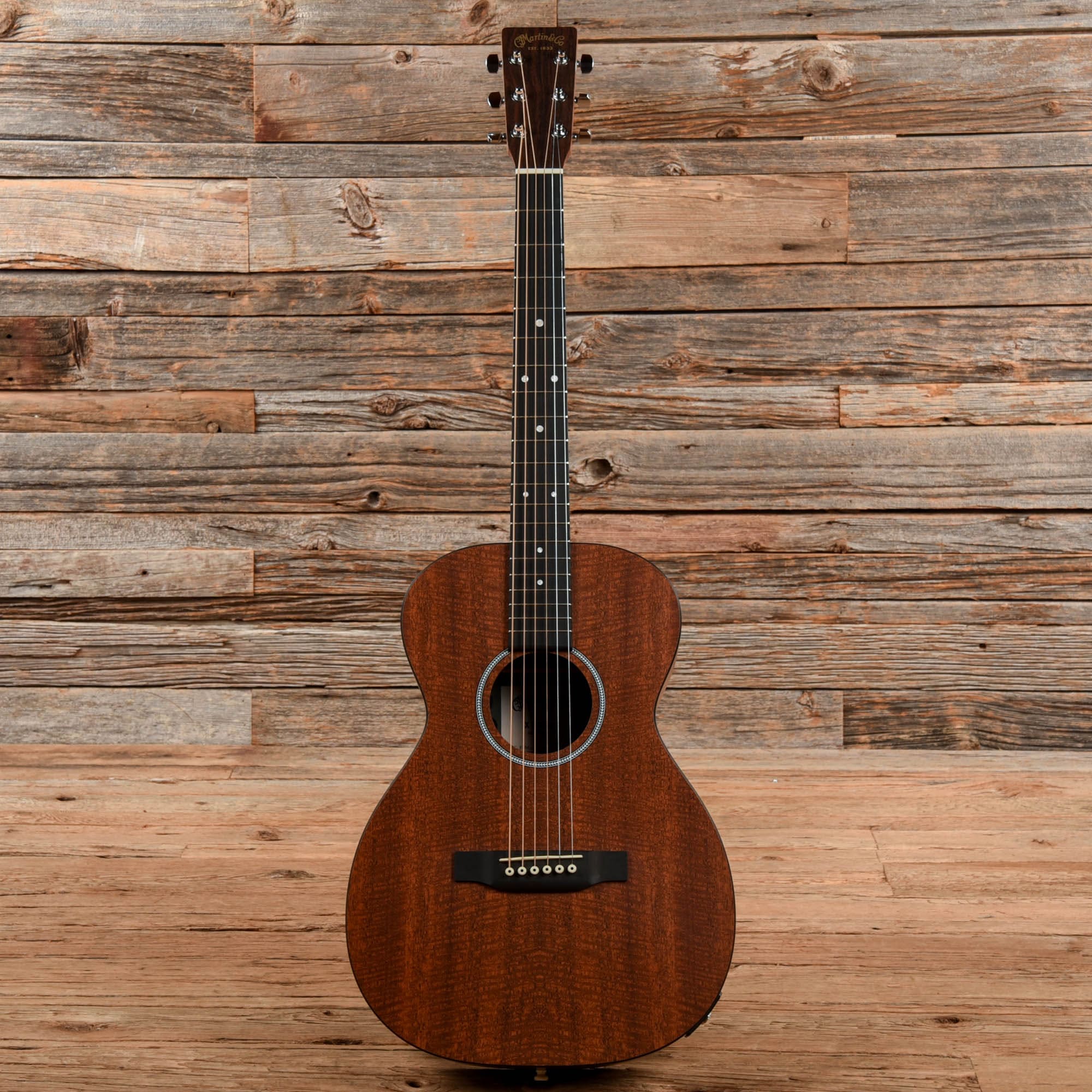 Martin X-Series 0-X1E Mahogany Natural Acoustic Guitars / Concert