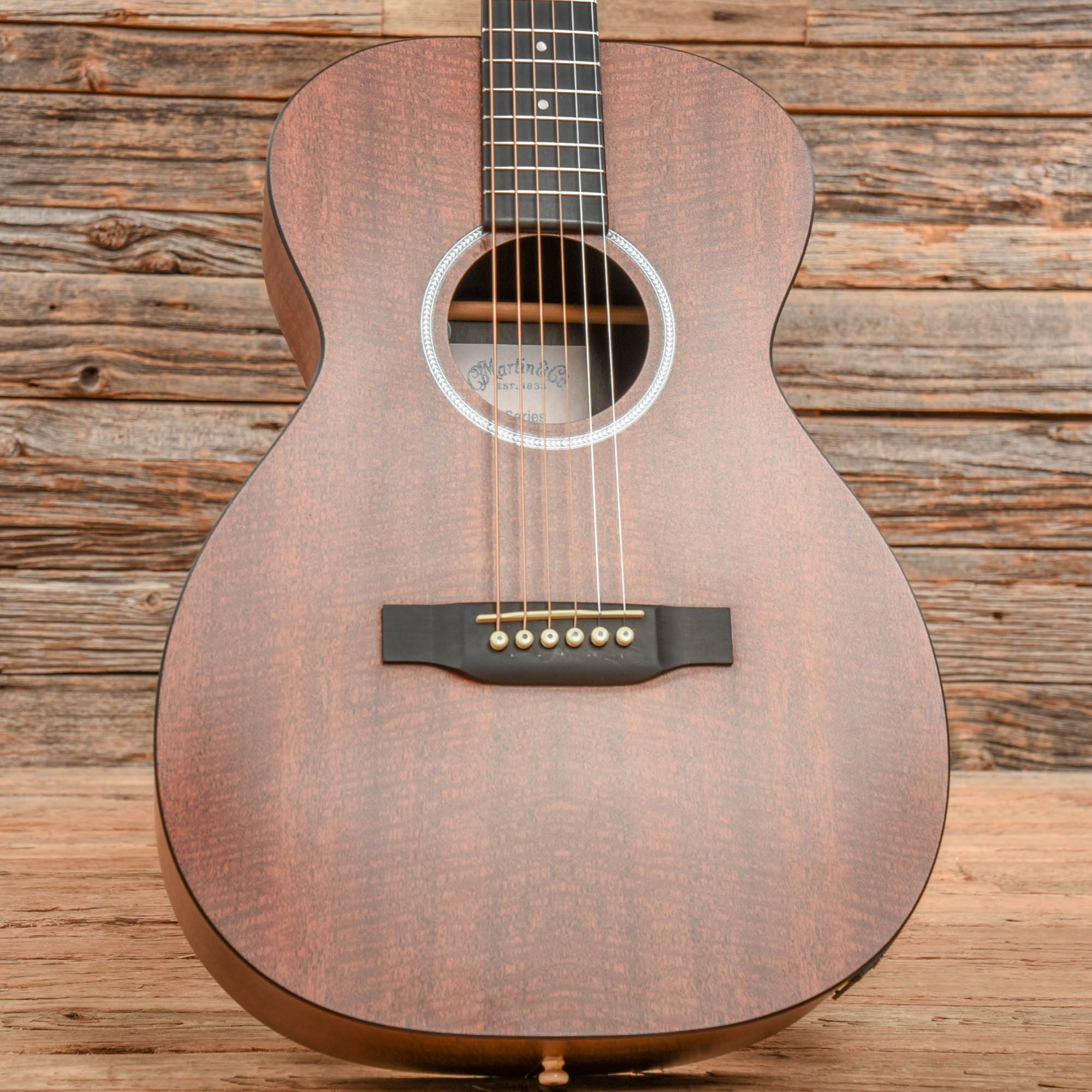 Martin X-Series 0-X1E Mahogany Natural Acoustic Guitars / Concert