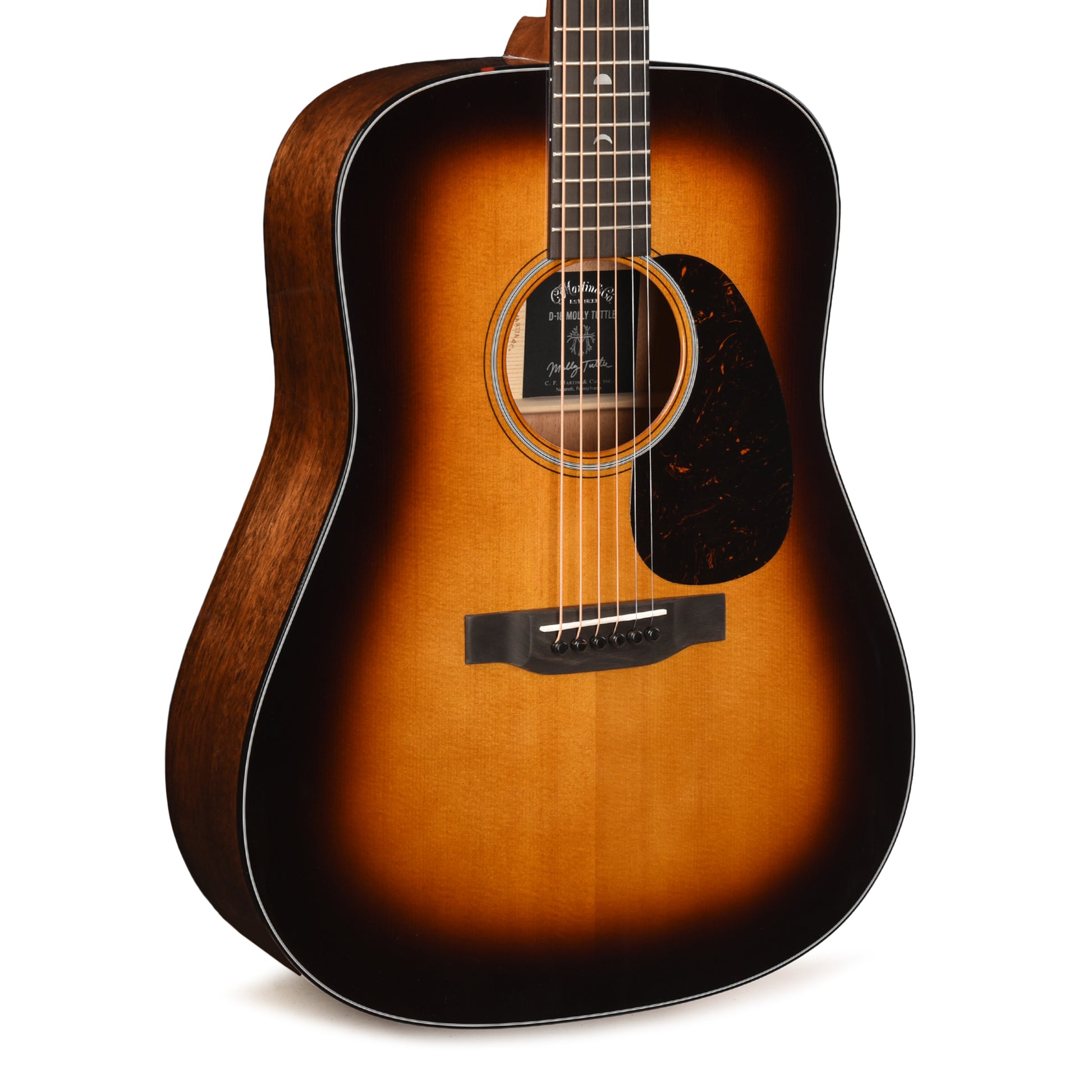 Martin Custom Artist D-18 Molly Tuttle Spruce/Mahogany Vintage Sunburst Acoustic Guitars / Dreadnought