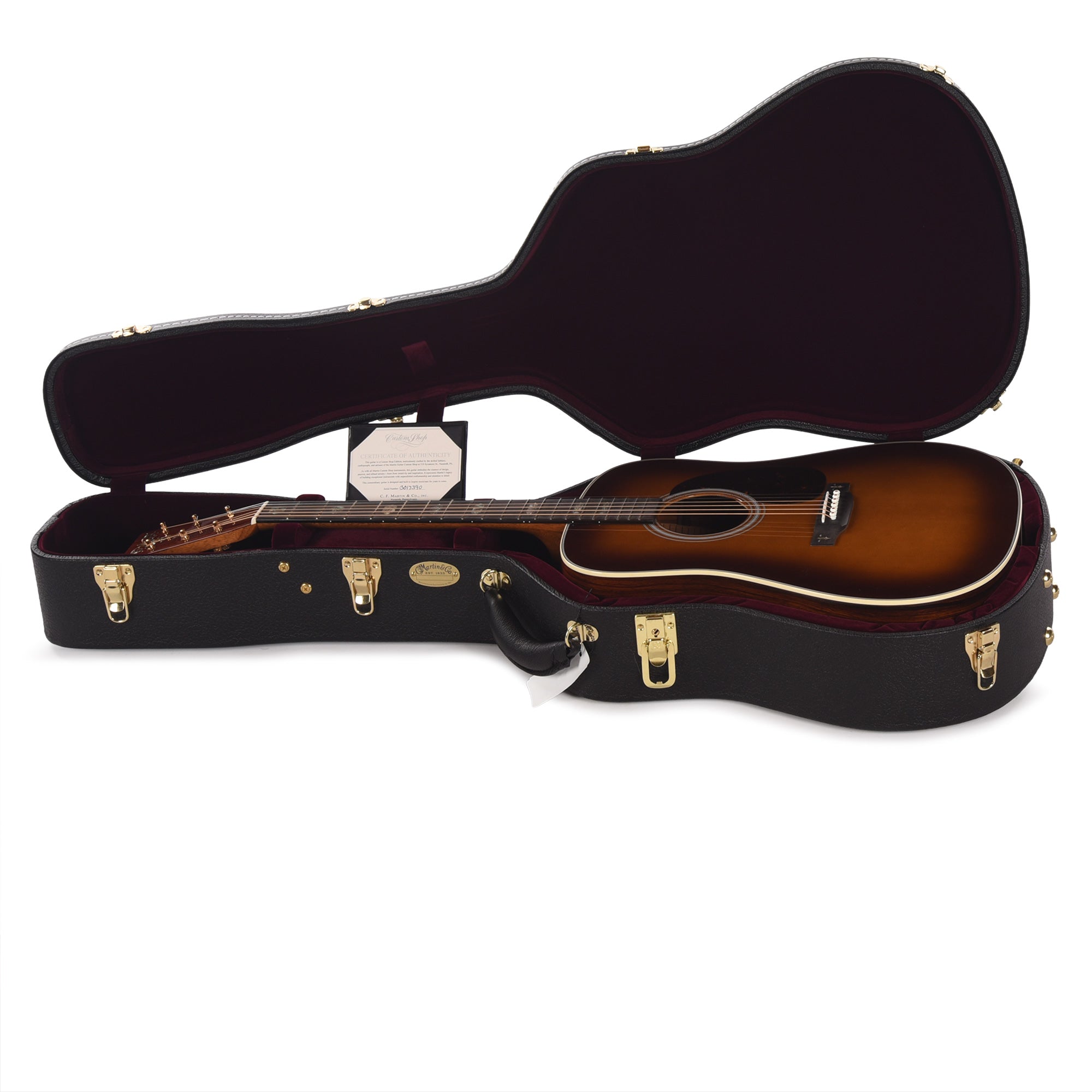 Martin Custom Shop D-28 Style Dreadnought Adirondack Spruce VTS/Cocobolo Ambertone 1933 Acoustic Guitars / Dreadnought