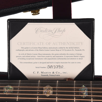 Martin Custom Shop D-28 Style Dreadnought Adirondack Spruce VTS/Cocobolo Ambertone 1933 Acoustic Guitars / Dreadnought