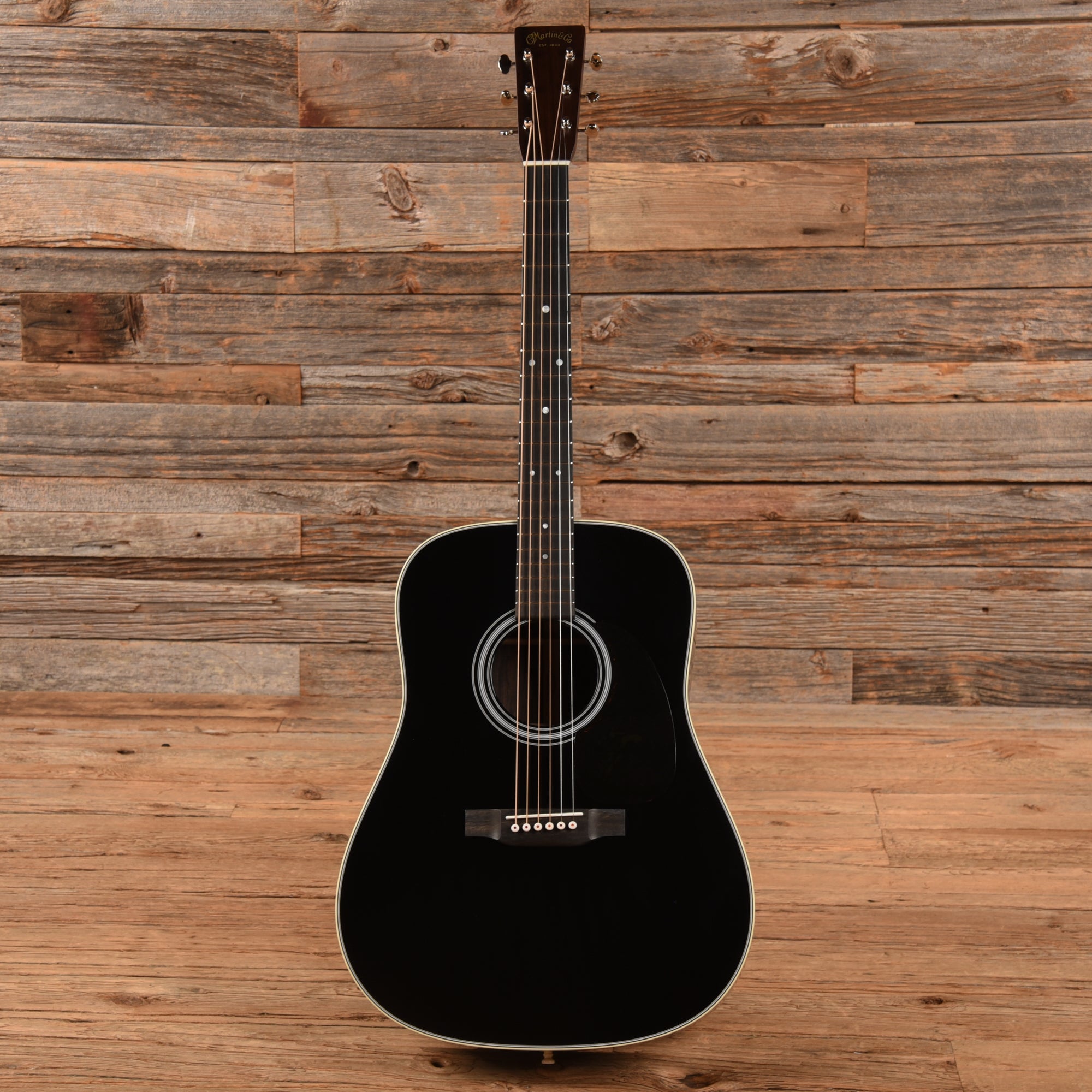 Martin Custom Shop D-28 VTS Black 2022 Acoustic Guitars / Dreadnought
