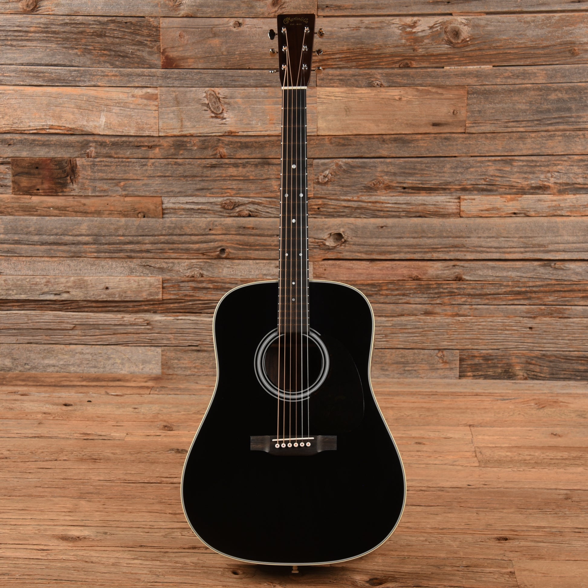 Martin Custom Shop D-28 VTS Black 2022 Acoustic Guitars / Dreadnought