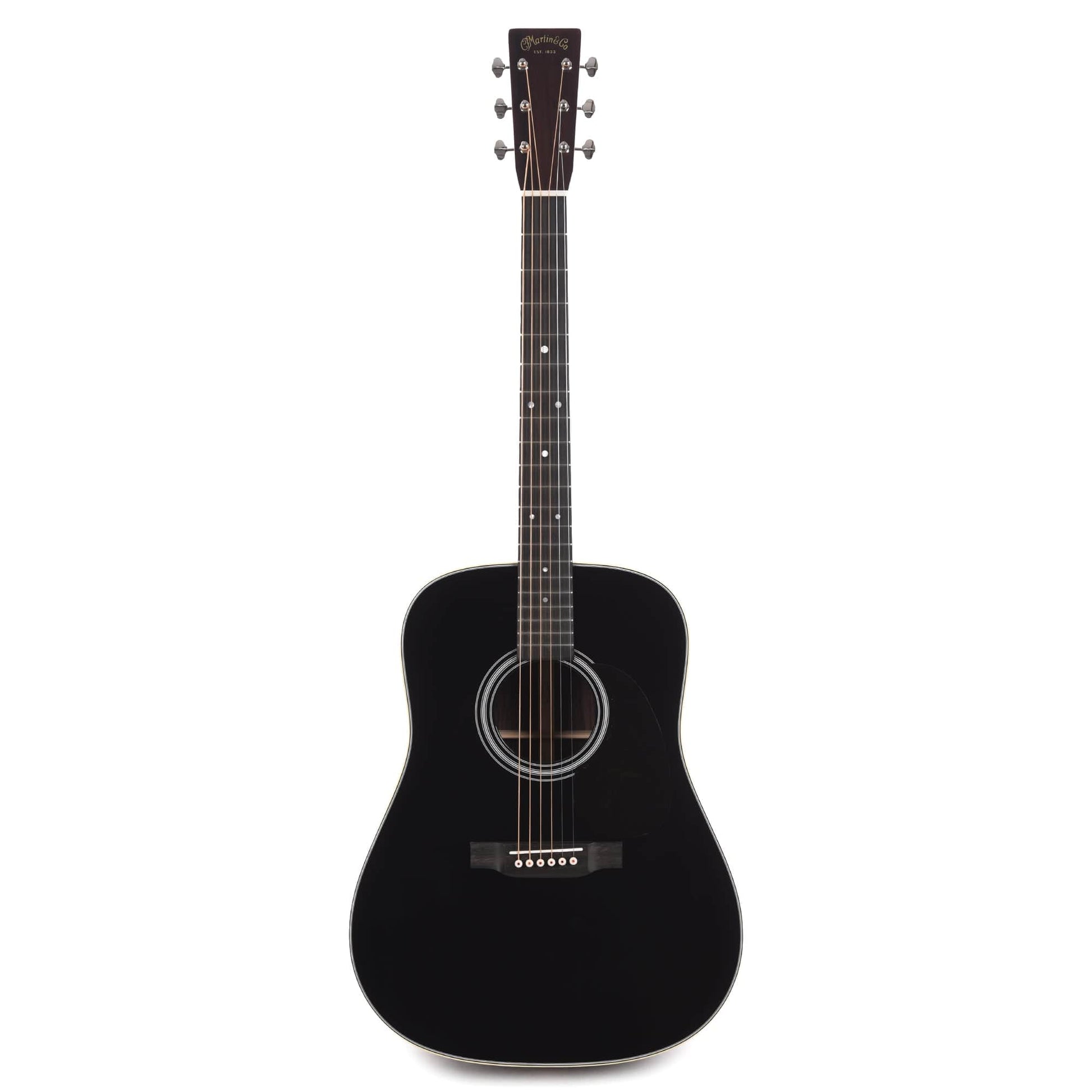 Martin Custom Shop D-28 VTS Sitka Spruce/East Indian Rosewood Black Top Acoustic Guitars / Dreadnought