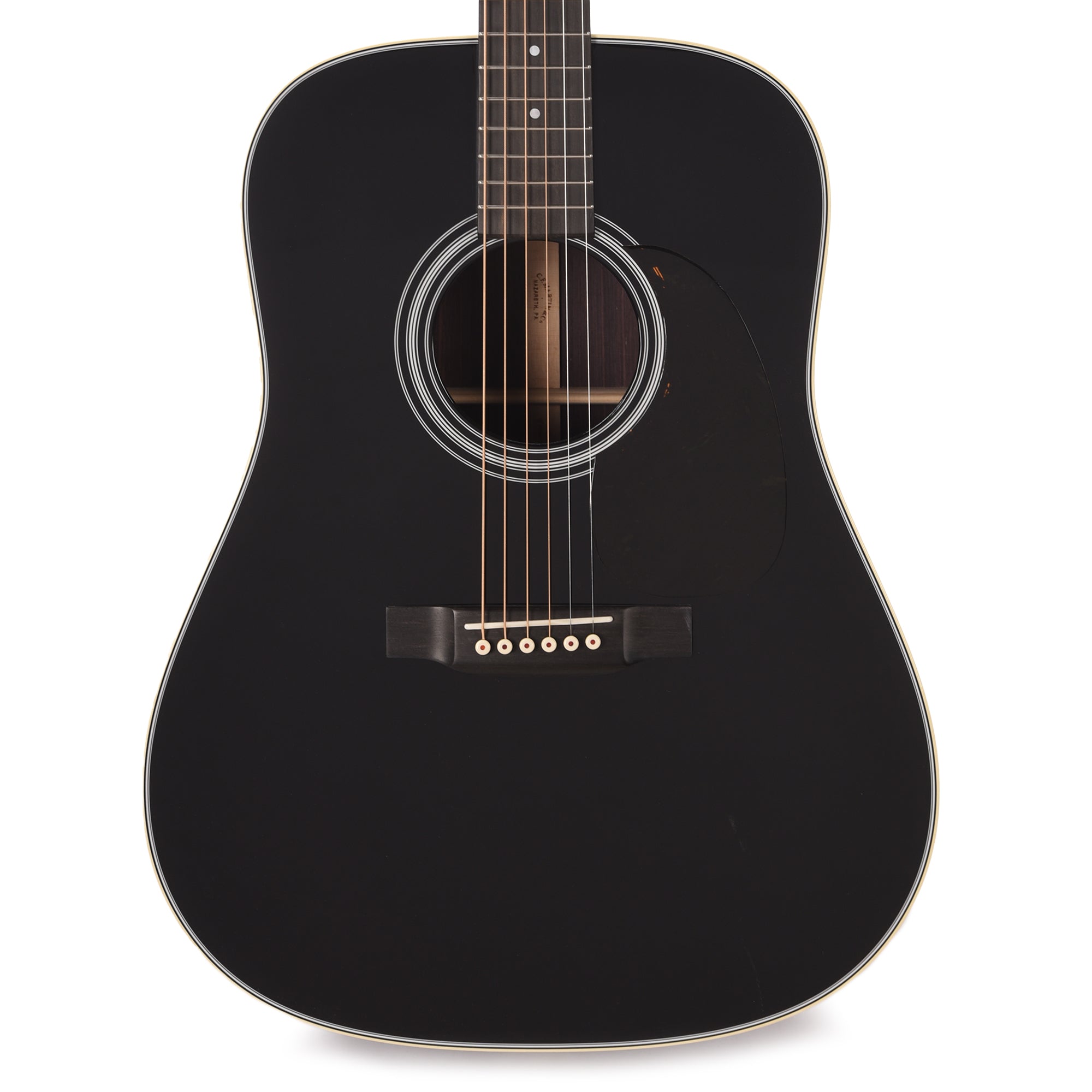 Martin Custom Shop D-28 VTS Sitka Spruce/East Indian Rosewood Black Top Acoustic Guitars / Dreadnought