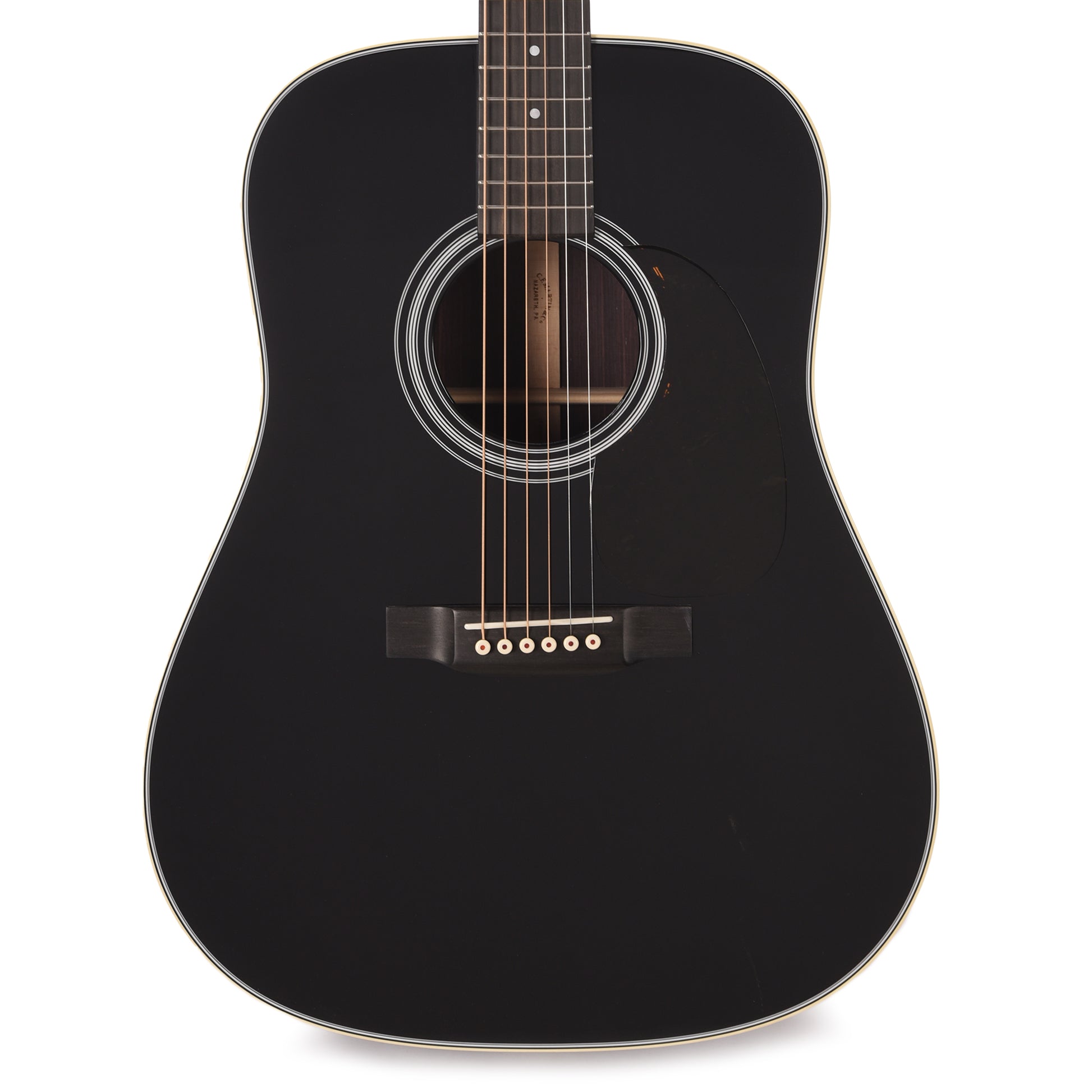 Martin Custom Shop D-28 VTS Sitka Spruce/East Indian Rosewood Black Top Acoustic Guitars / Dreadnought