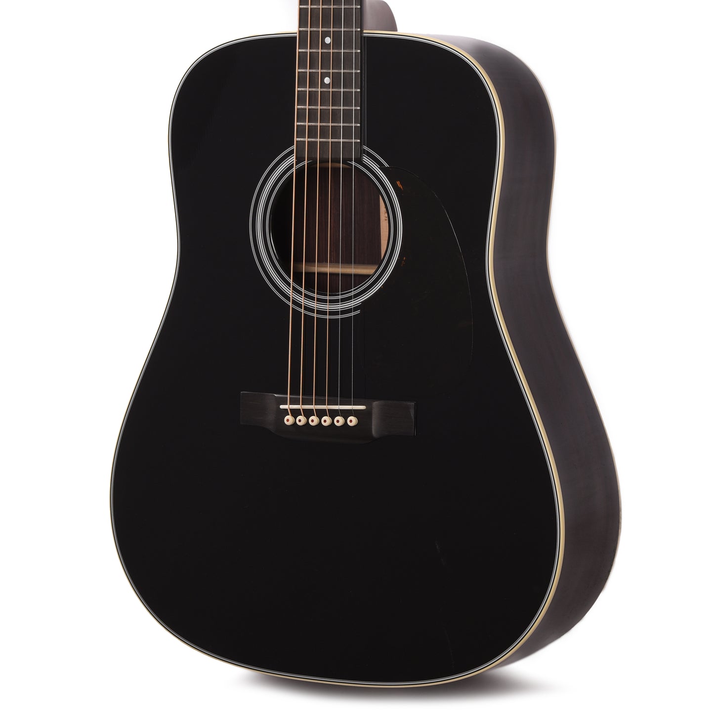 Martin Custom Shop D-28 VTS Sitka Spruce/East Indian Rosewood Black Top Acoustic Guitars / Dreadnought