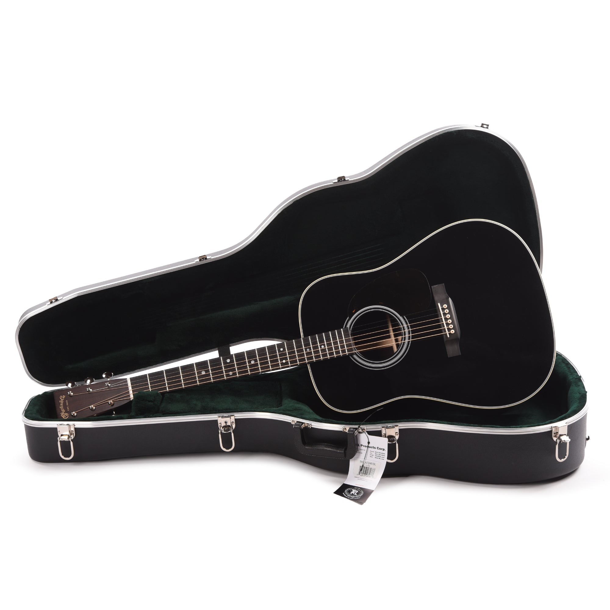 Martin Custom Shop D-28 VTS Sitka Spruce/East Indian Rosewood Black Top Acoustic Guitars / Dreadnought