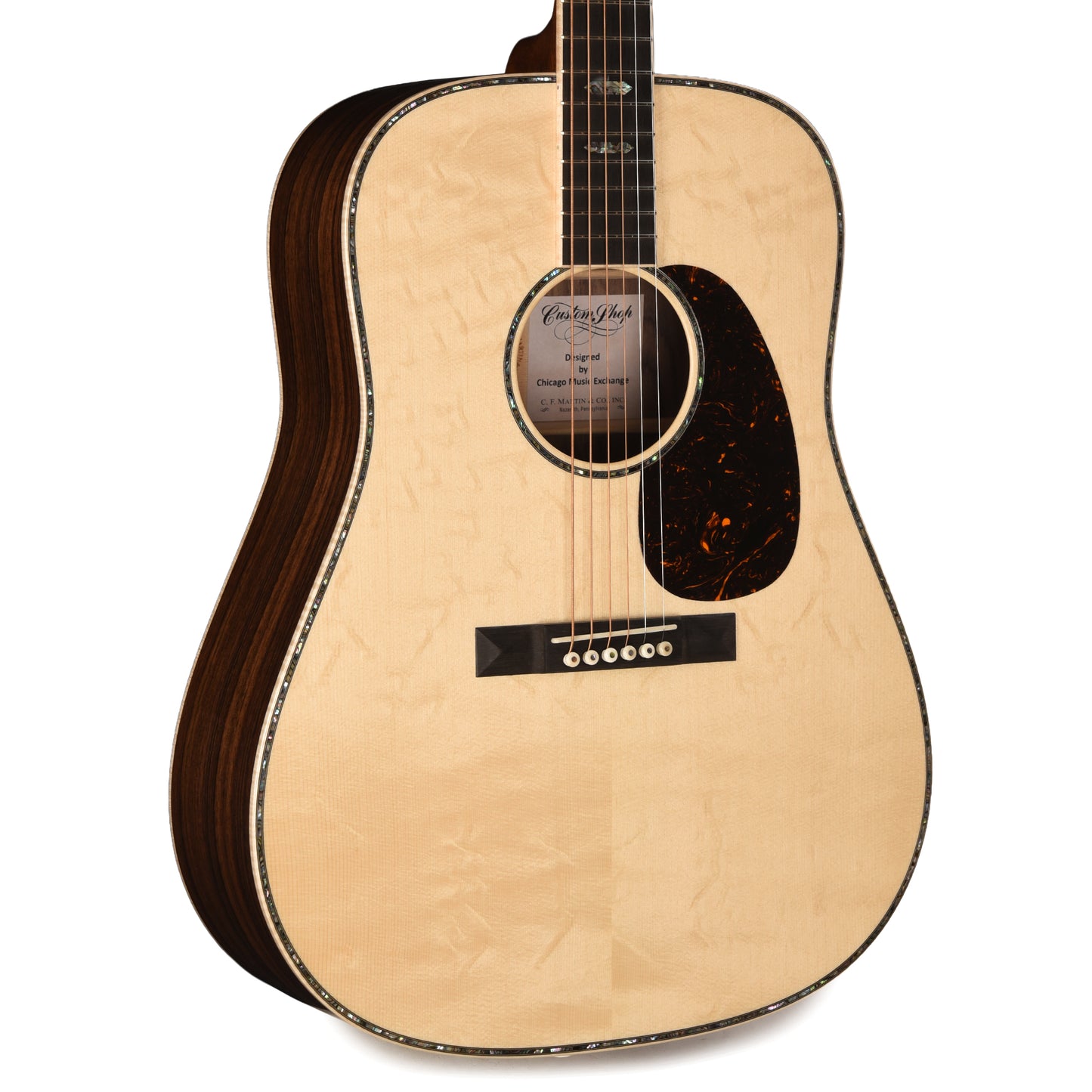 Martin Custom Shop D-41 Style Dreadnought Bearclaw Engelmann Spruce/Wild Grain East Indian Rosewood Natural Acoustic Guitars / Dreadnought